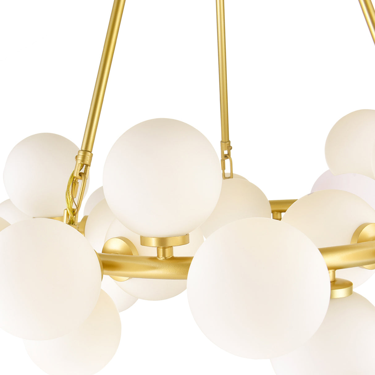 Arya 25 Light Satin Gold Chandelier