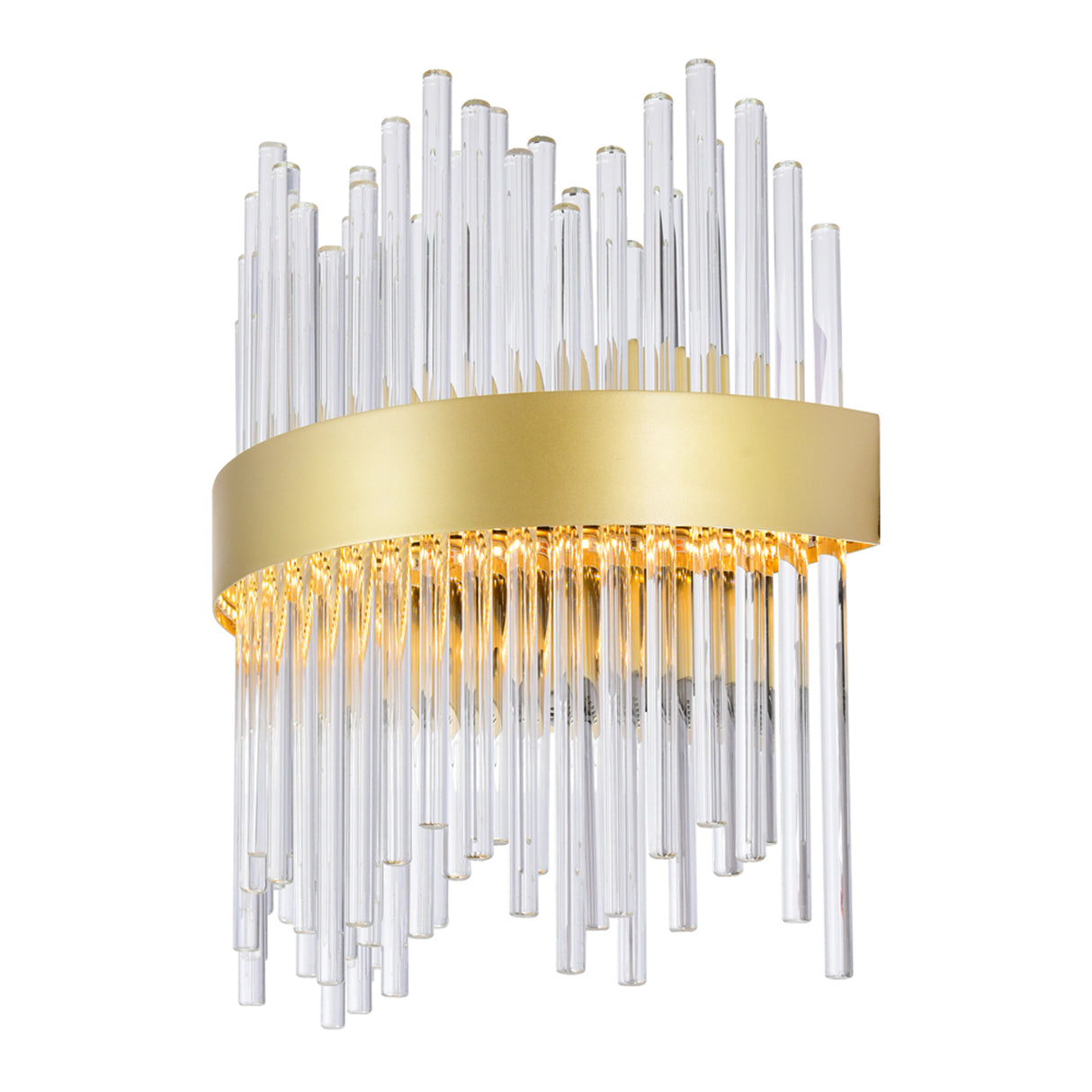 Genevieve LED Wall Sconce With Medallion Gold Finish
