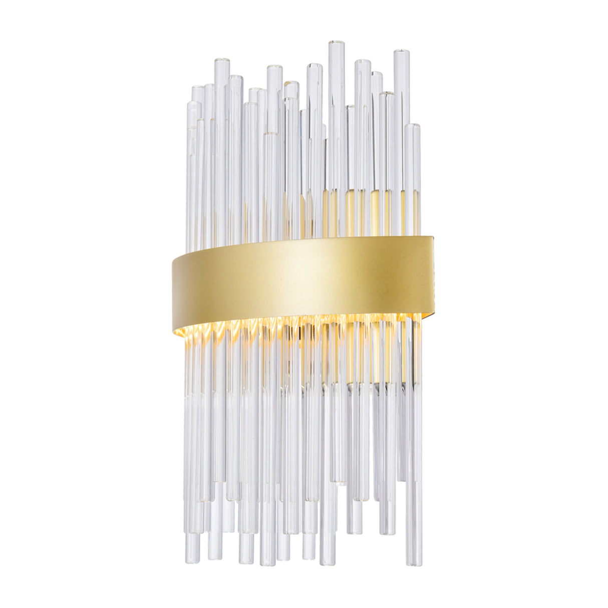Genevieve LED Wall Sconce With Medallion Gold Finish
