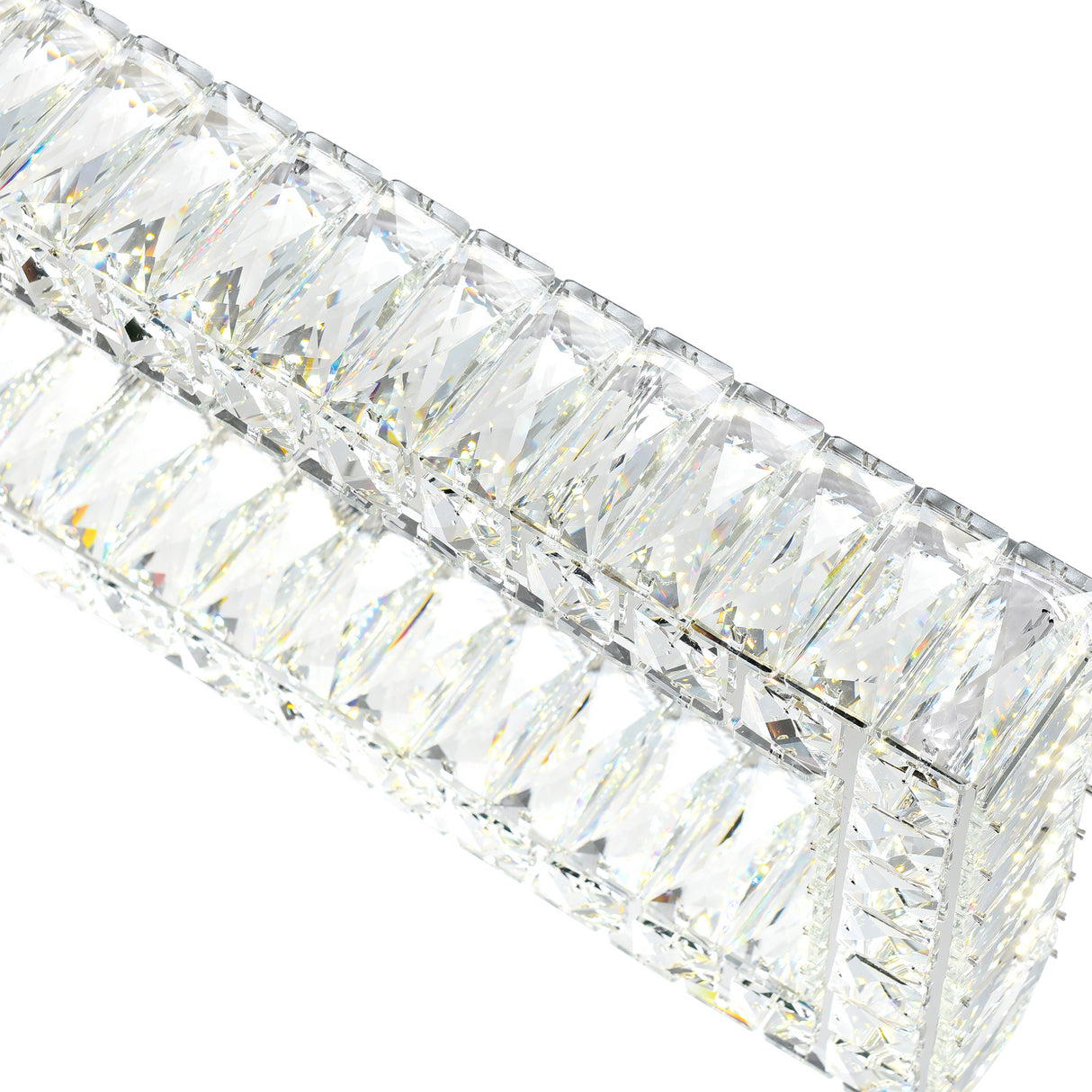 Felicity Integrated LED 44in Chrome Chandelier