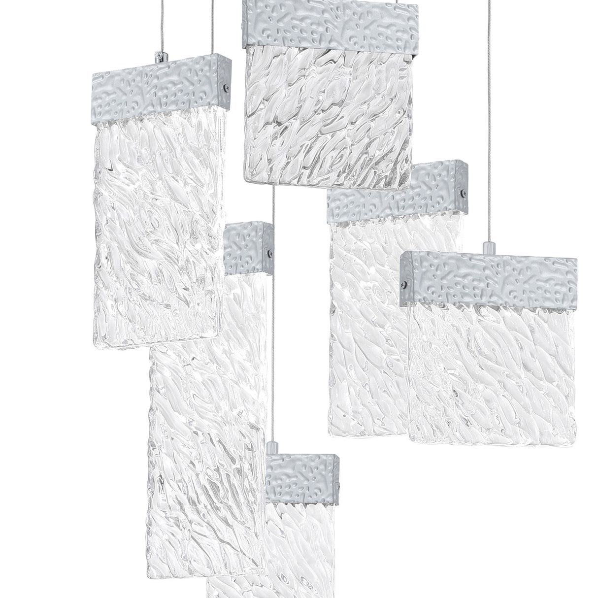 Carolina Integrated LED 20in Pewter Chandelier