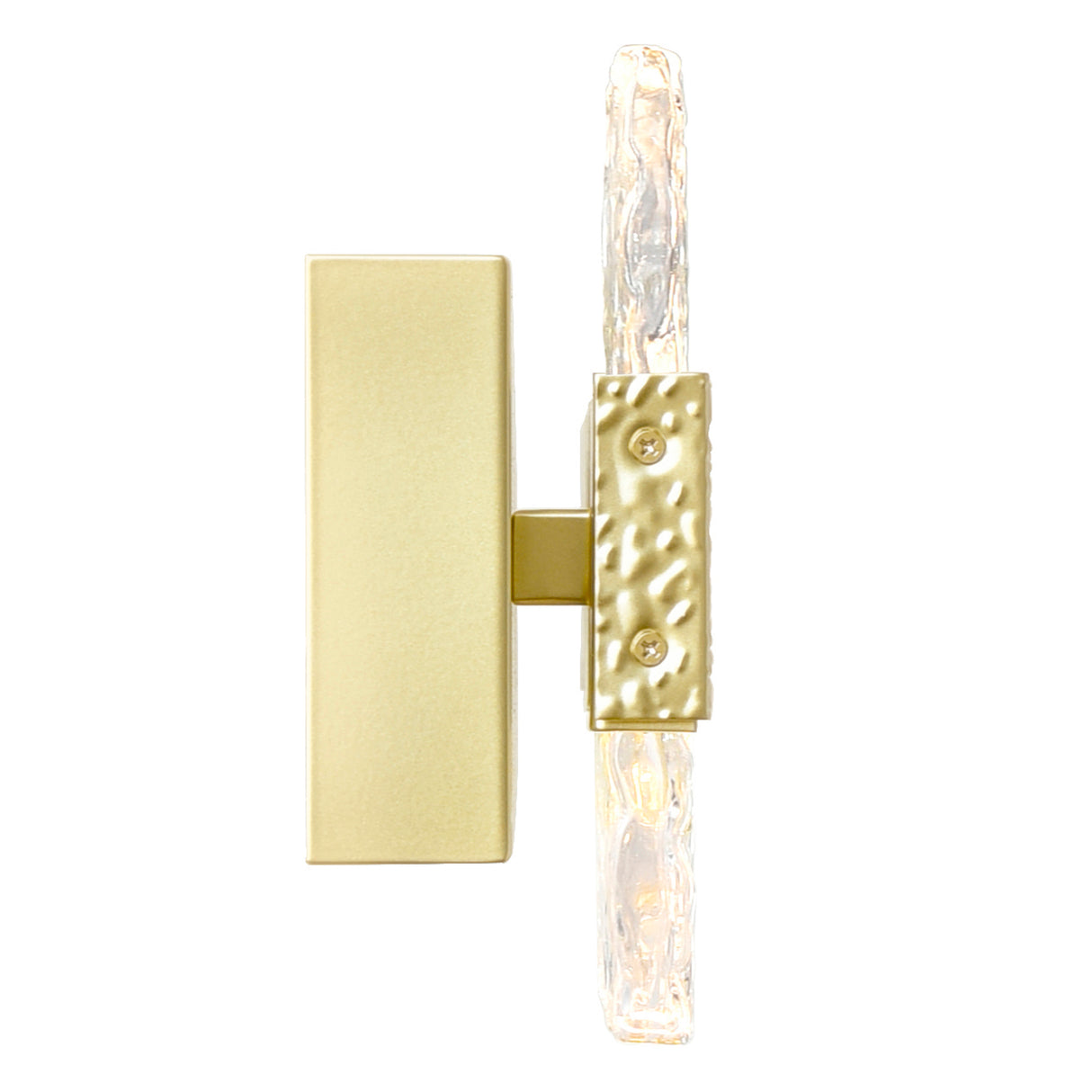 Carolina Integrated LED 5in Gold Leaf Wall Sconce