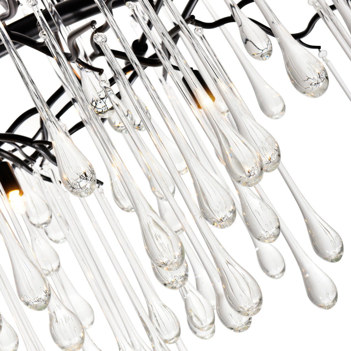Anita 6 Light Black Chandelier