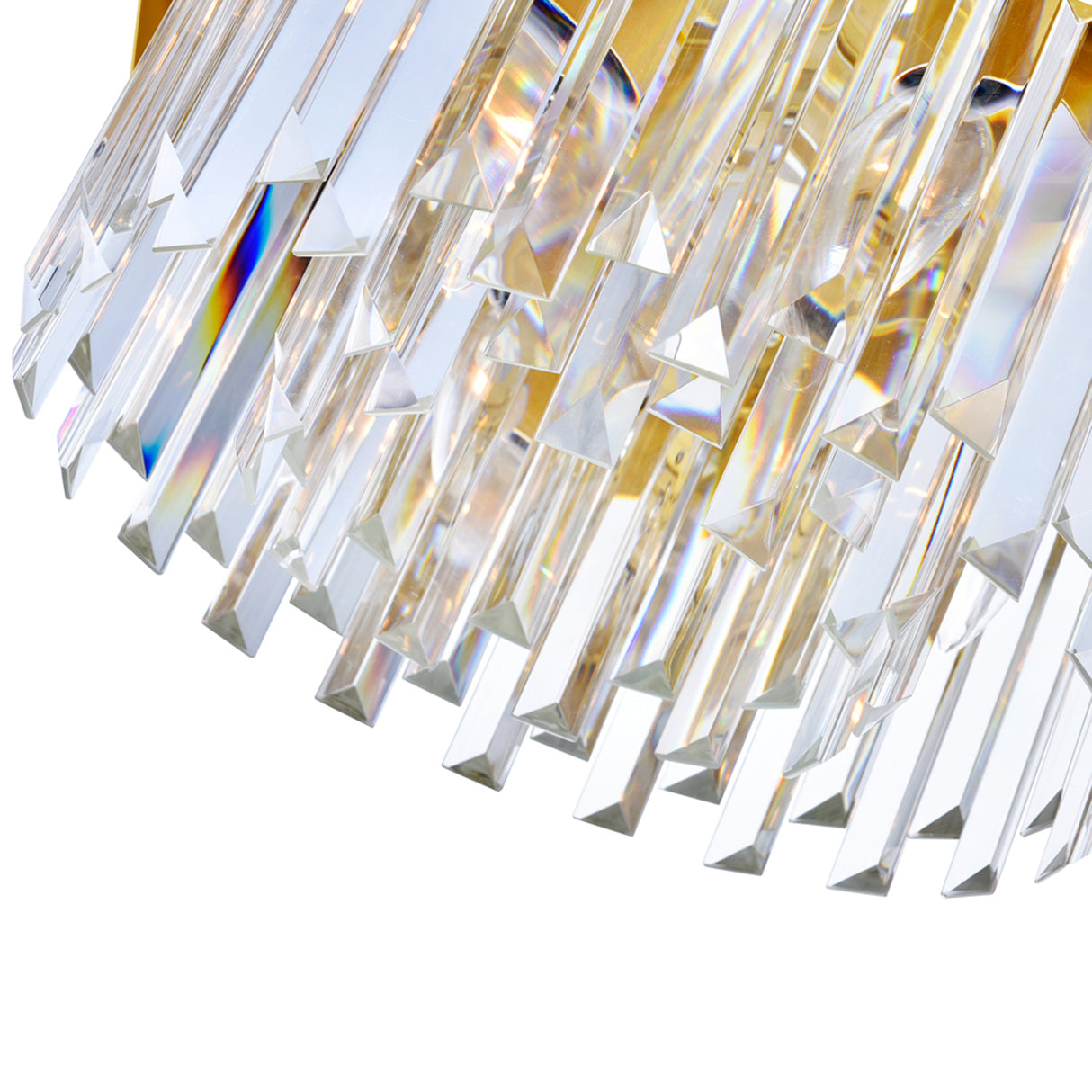 Panache 6 Light Down Chandelier With Medallion Gold Finish