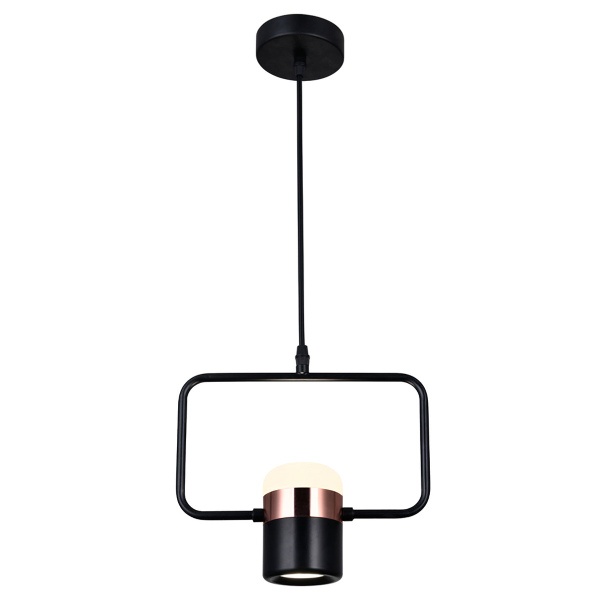 Moxie LED Down Mini Pendant Light With Black Finish