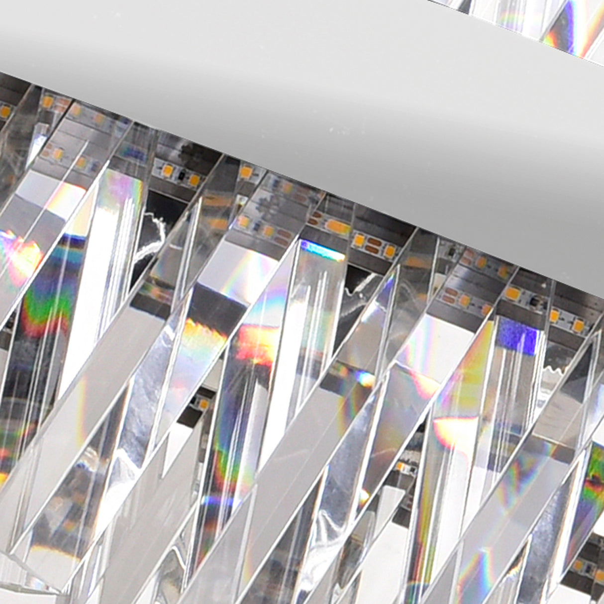 Glace Integrated LED 24in Chrome Chandelier