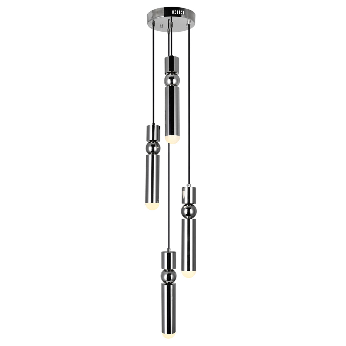 Chime LED Pendant With Polished Nickel Finish