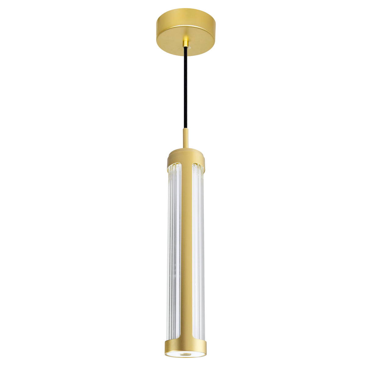Neva Integrated LED 3in Satin Gold Pendant