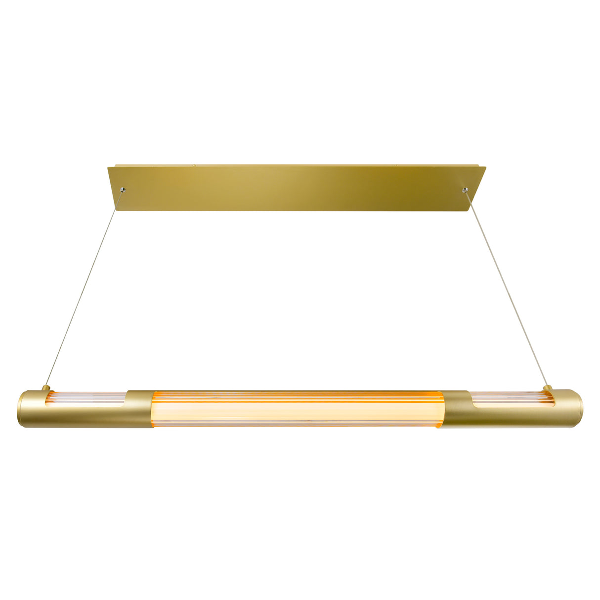 Neva Integrated LED 36in Satin Gold Chandelier