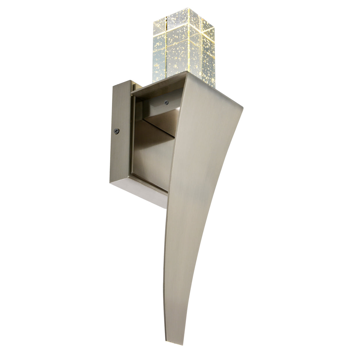 Catania Integrated LED 5in Satin Nickel Wall Light