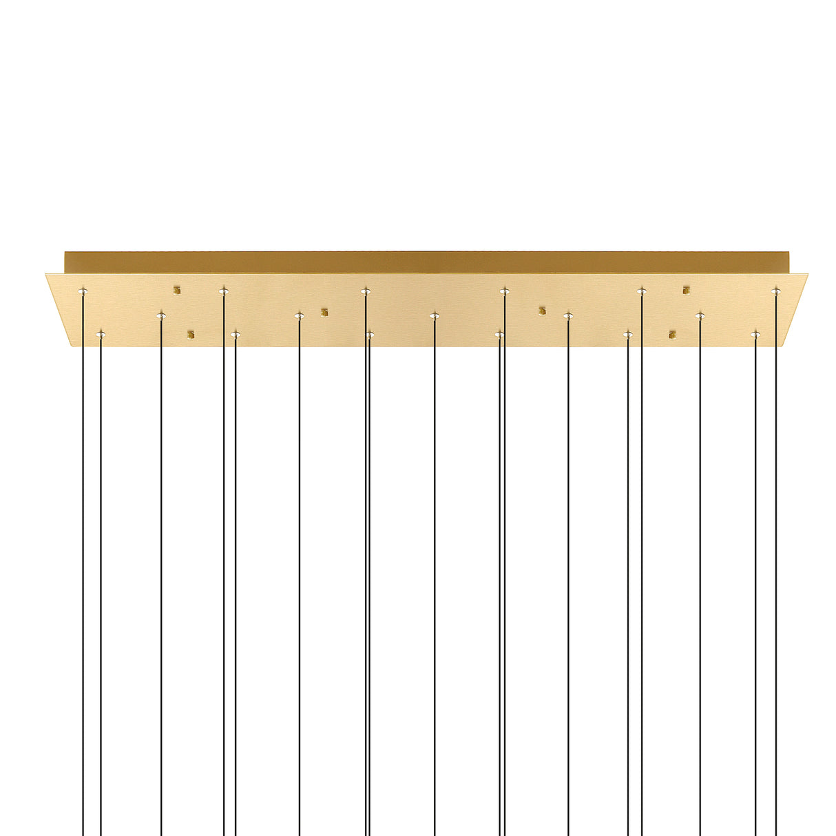 Greta Integrated LED 48in Brass Chandelier with Handcrafted Glass
