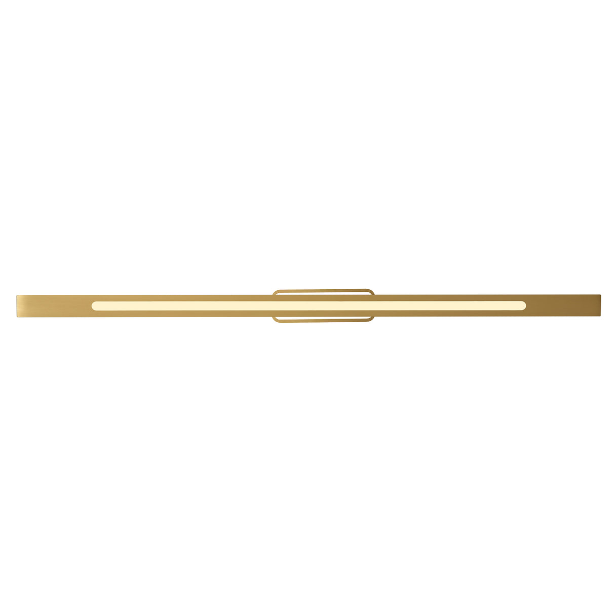 Himalayas Integrated LED 62in Brass Chandelier with Handcrafted Glass