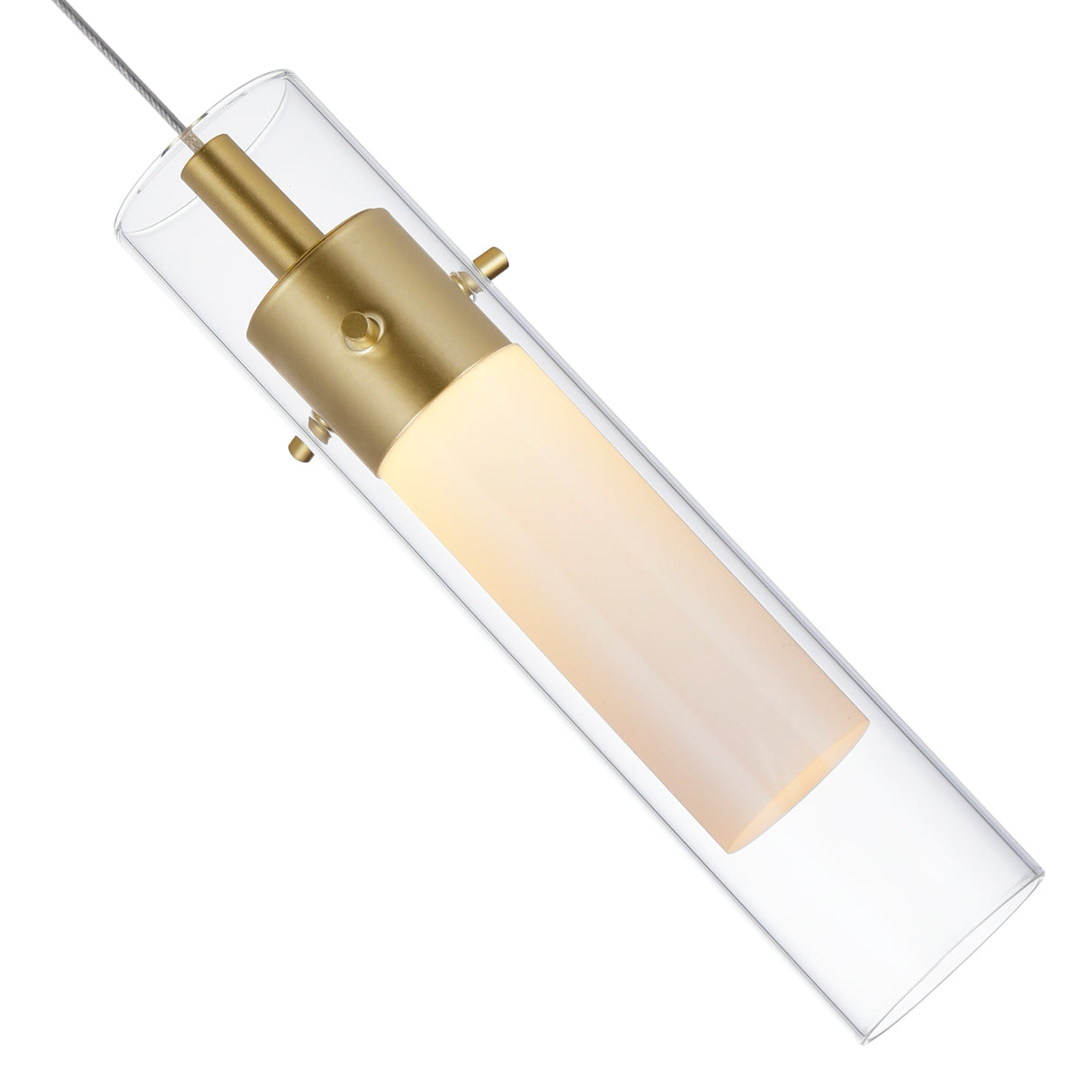 Olinda Integrated LED 5in Satin Gold Mini Pendant