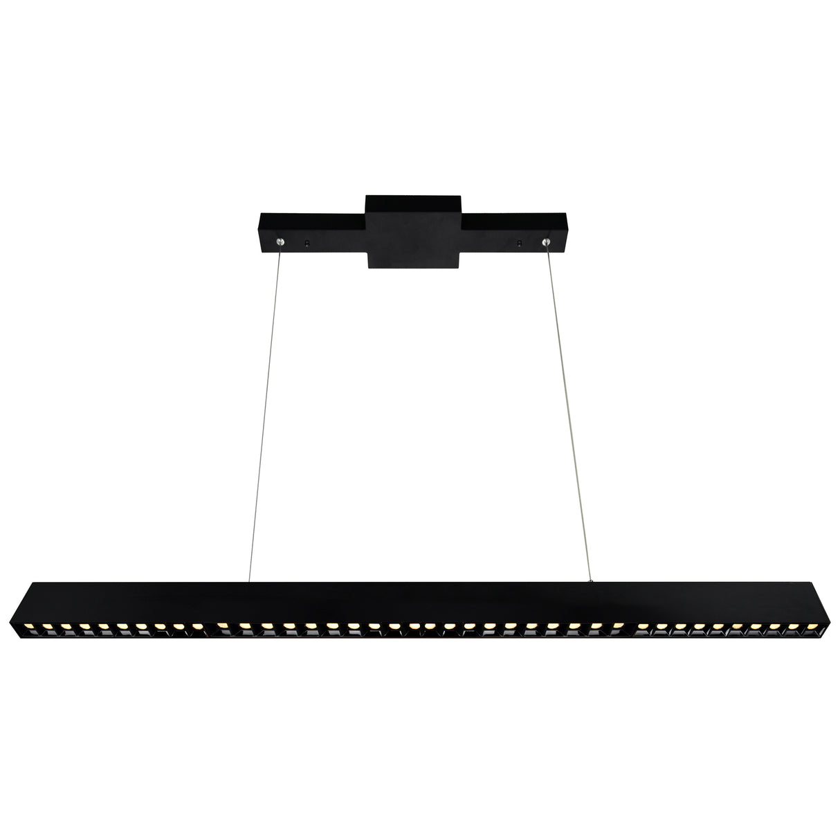 Pienza Integrated LED 52in Black Chandelier