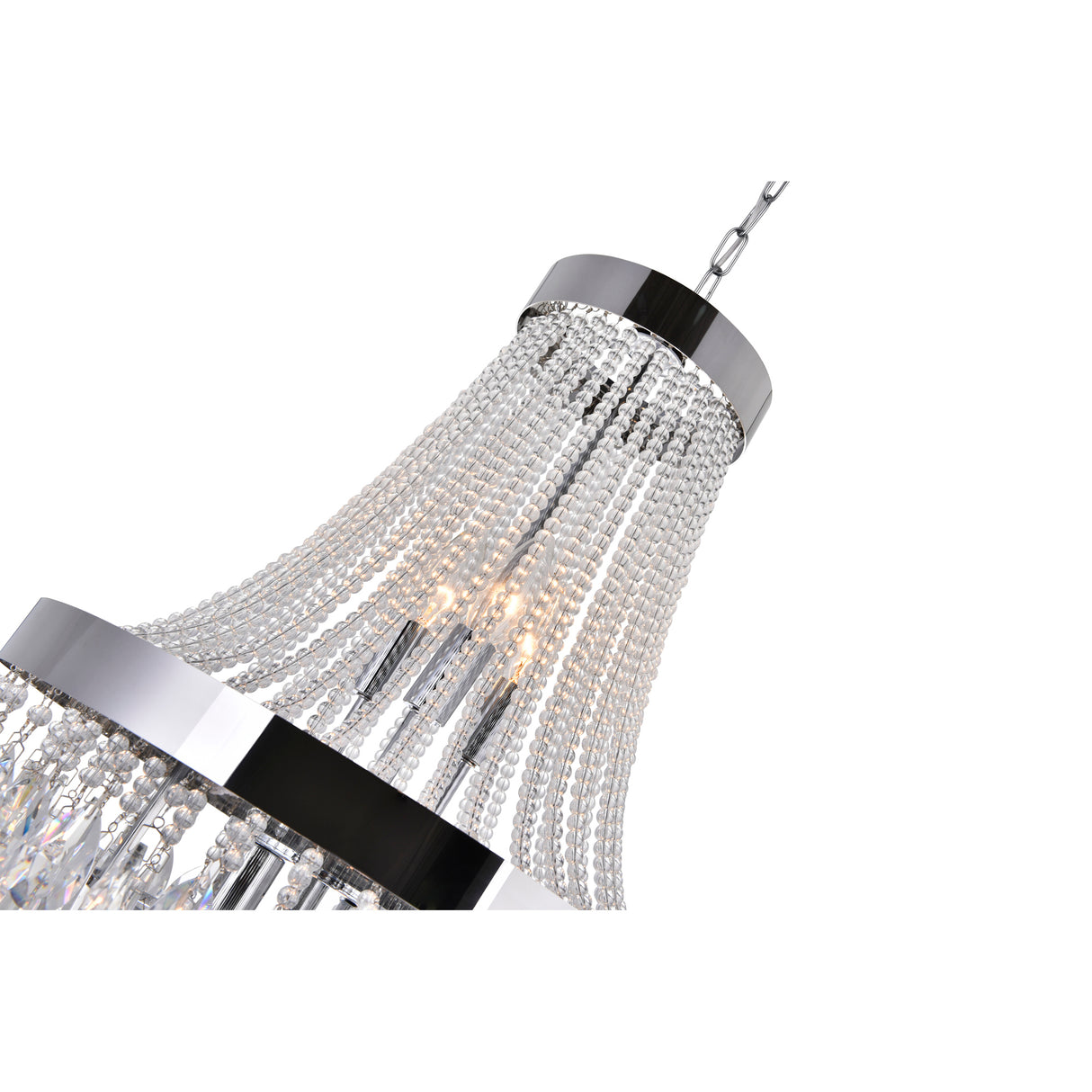 Vast 6 Light Chandelier With Chrome Finish
