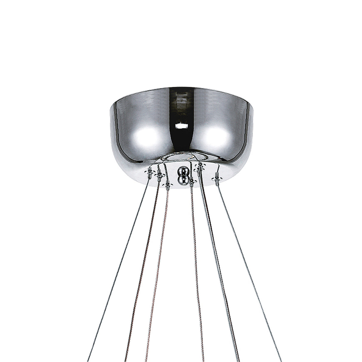 Ring Integrated LED 2-Ring 20in Chrome Chandelier