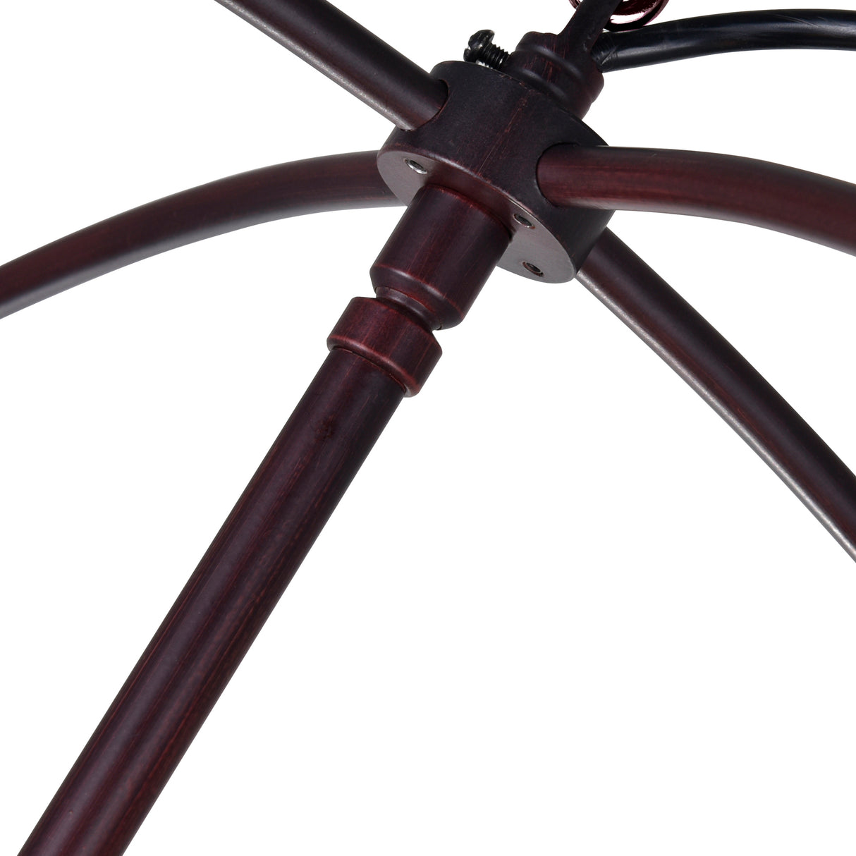 Arza 8 Light Up Chandelier With Brown Finish
