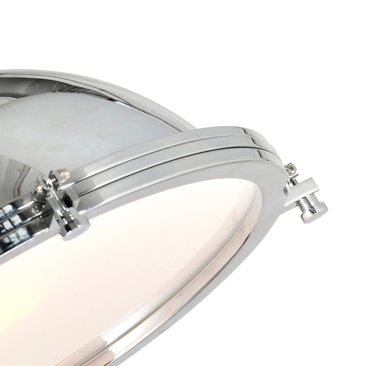 Show 1 Light Down Pendant With Chrome Finish