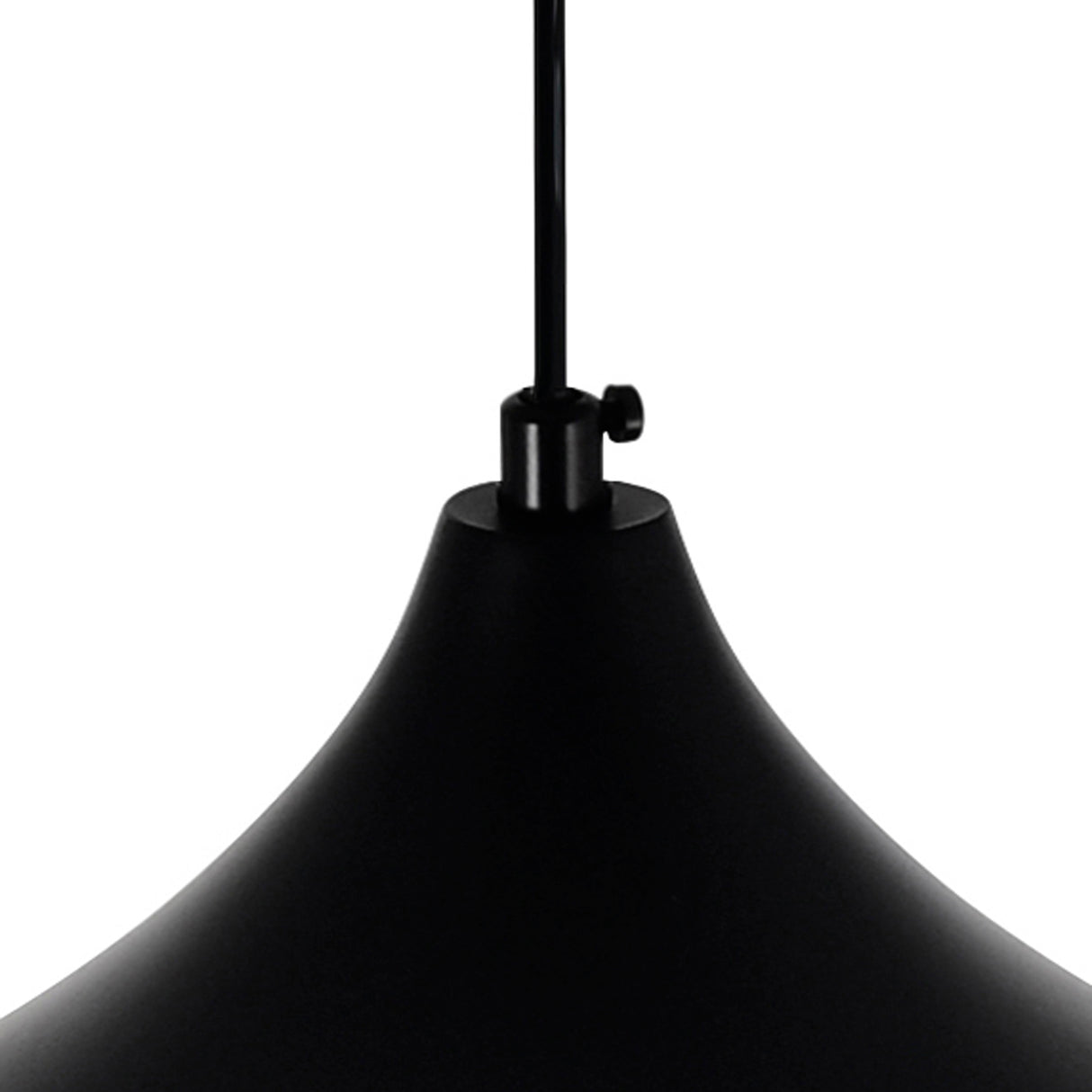 Dynamic 1 Light 10in Black Down Mini Pendant