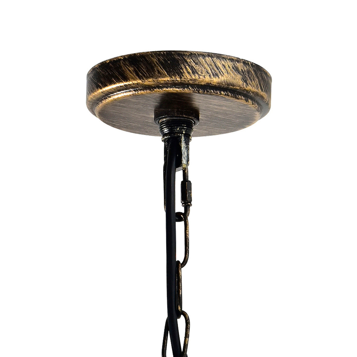 Amazon 4 Light Antique Forged Copper Pendant