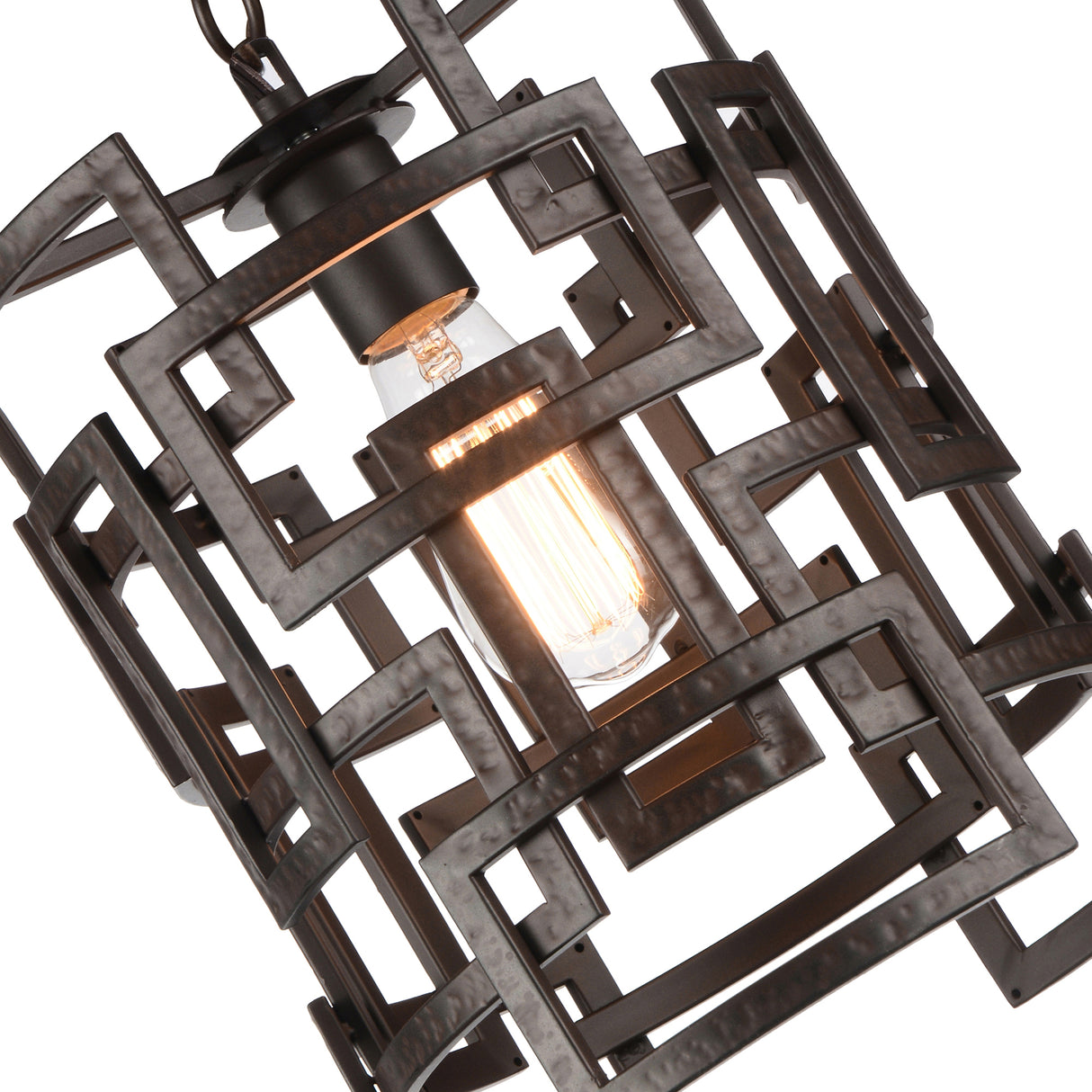 Litani 1 Light Brown Mini Pendant