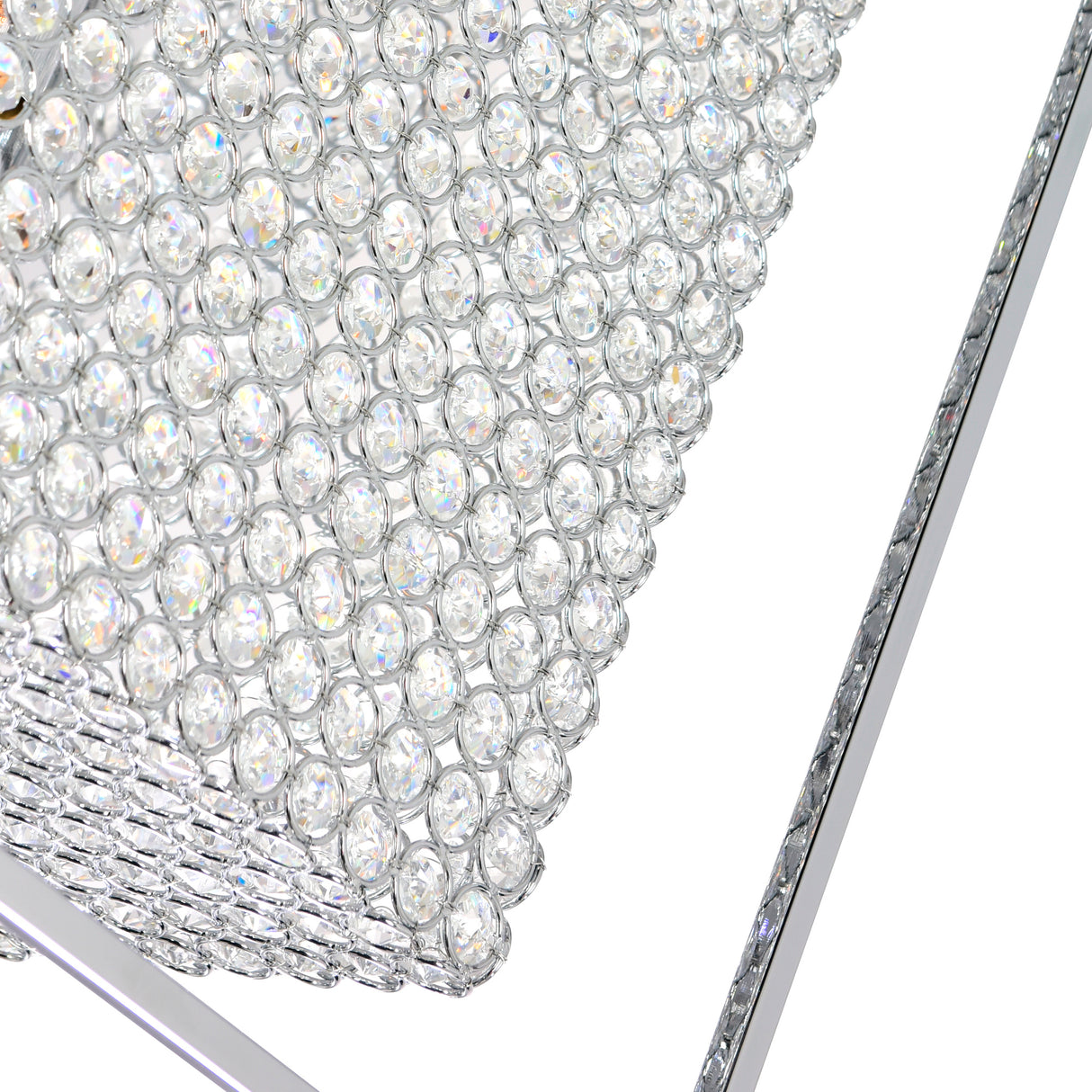 Cube 11 Light Chandelier With Chrome Finish