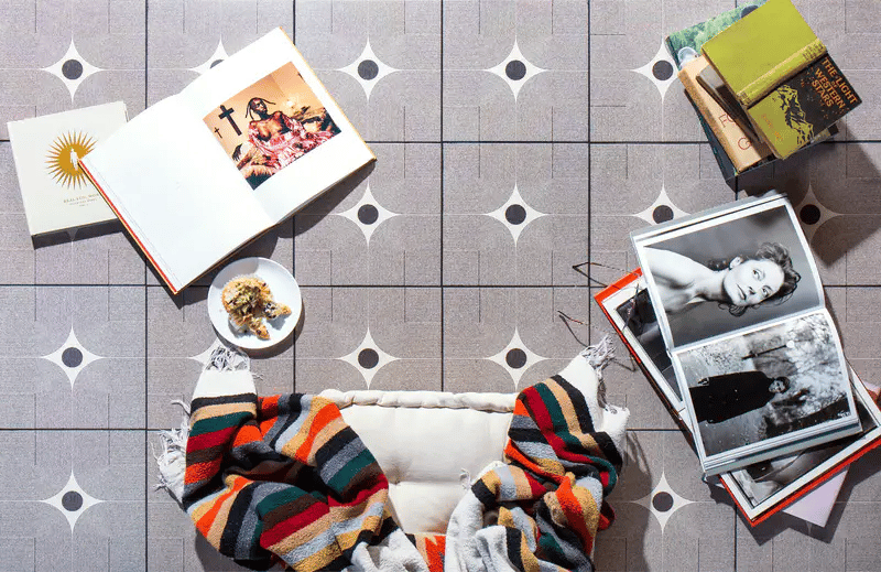 Haustile - Centered Lines -12" x 12" - 8 pc per box • 8 SF per box