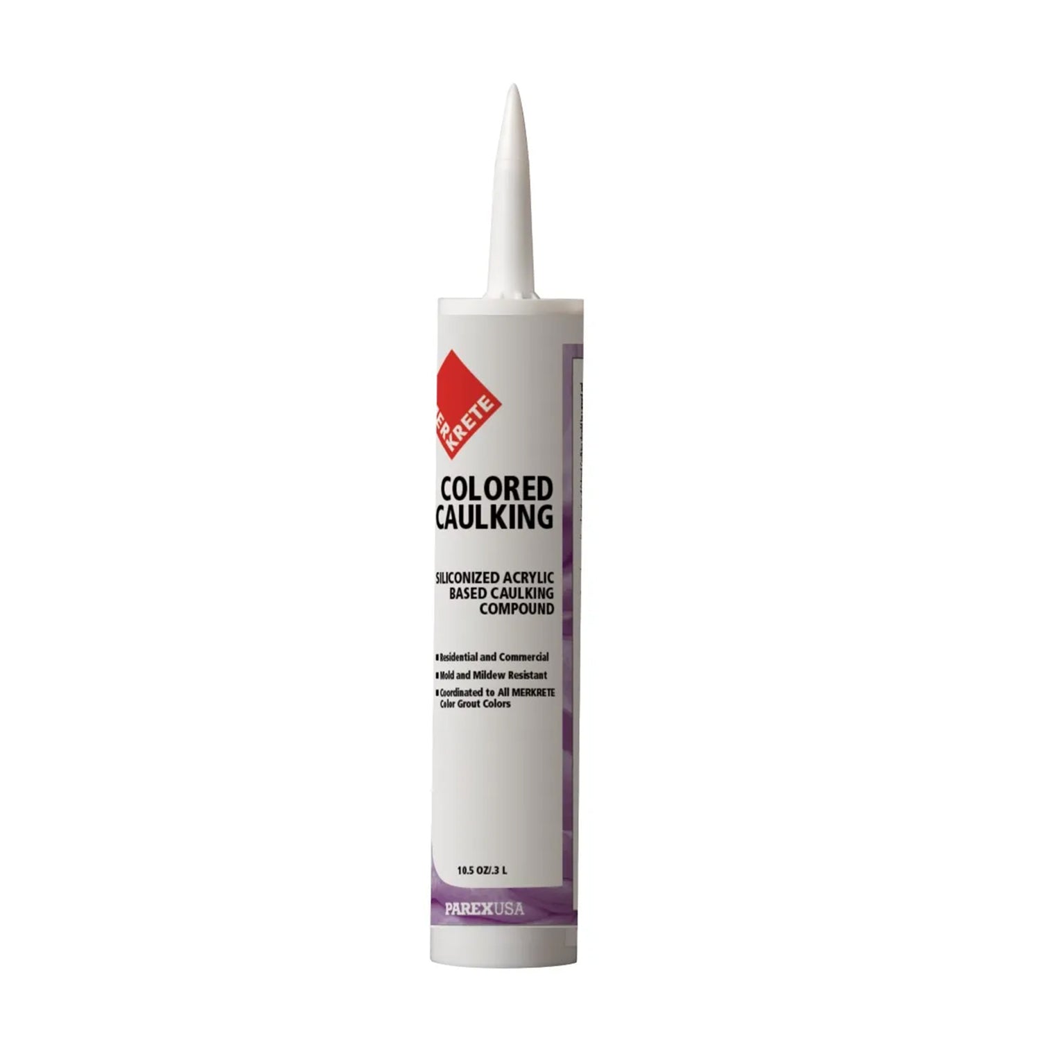 Merkrete Sanded Caulk Buckskin Color Line, Colorfast Tile and Grout Caulk
