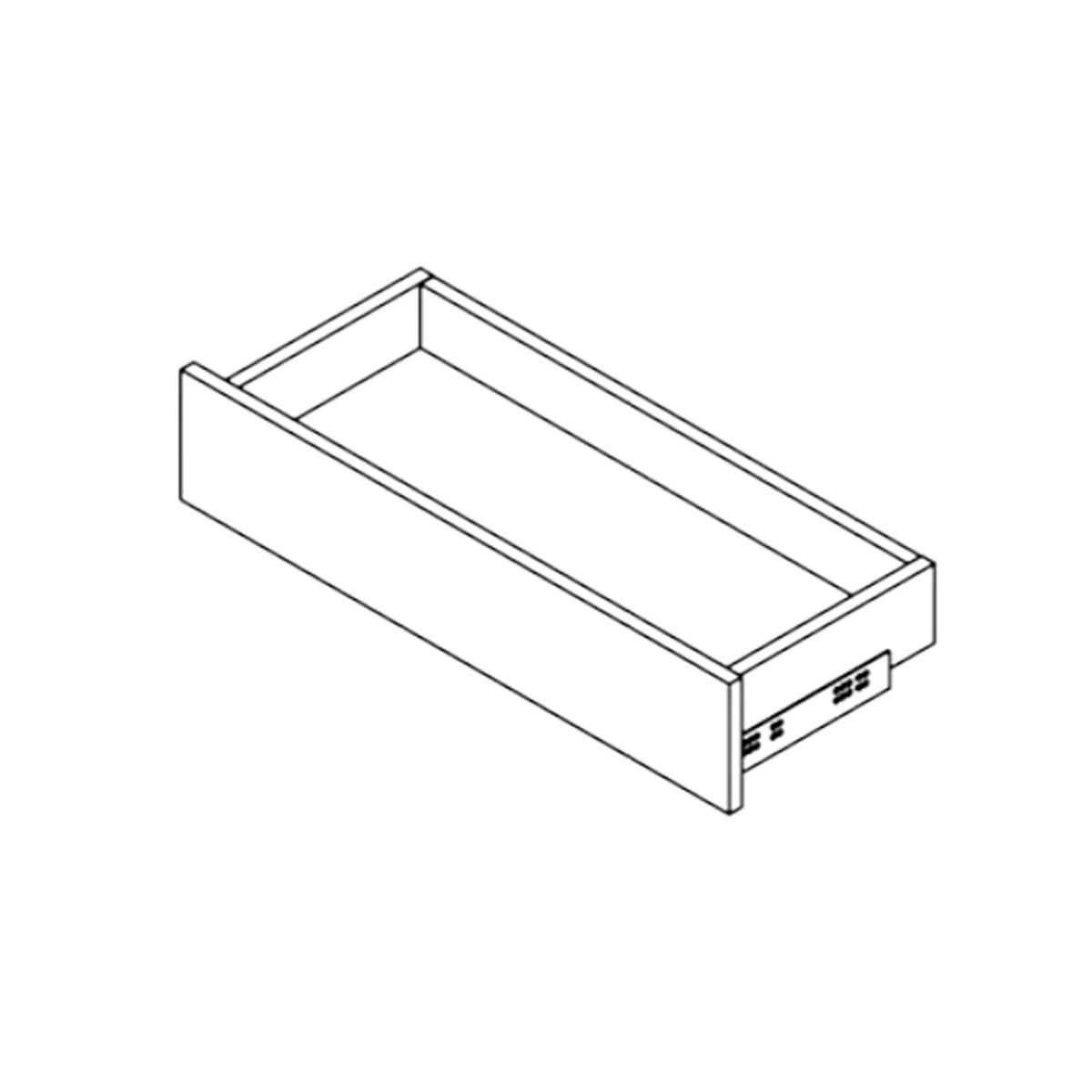 Premium White Closets - 30" front height drawer (12" D) - 30" Width x ...