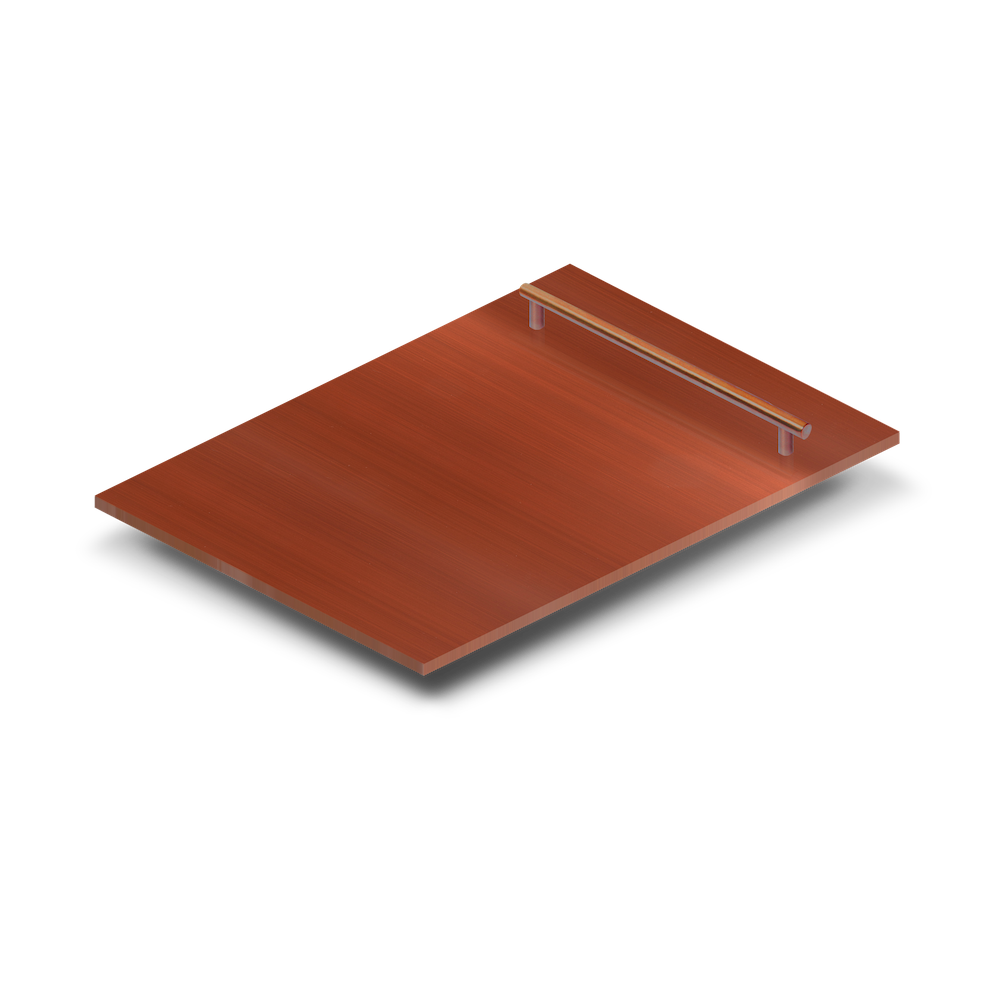 ZLINE 18 in. Dishwasher Panel in Copper with Modern Handle (DP-C-18)