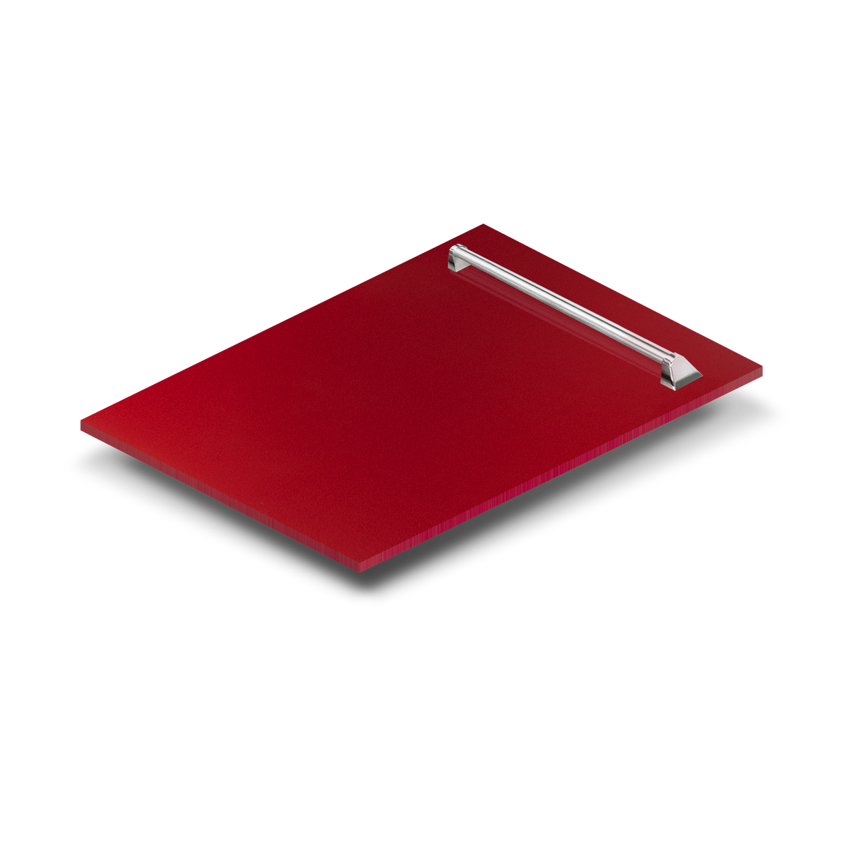 ZLINE 18 in. Dishwasher Panel in Red Gloss with Traditional Handle (DP-RG-18)