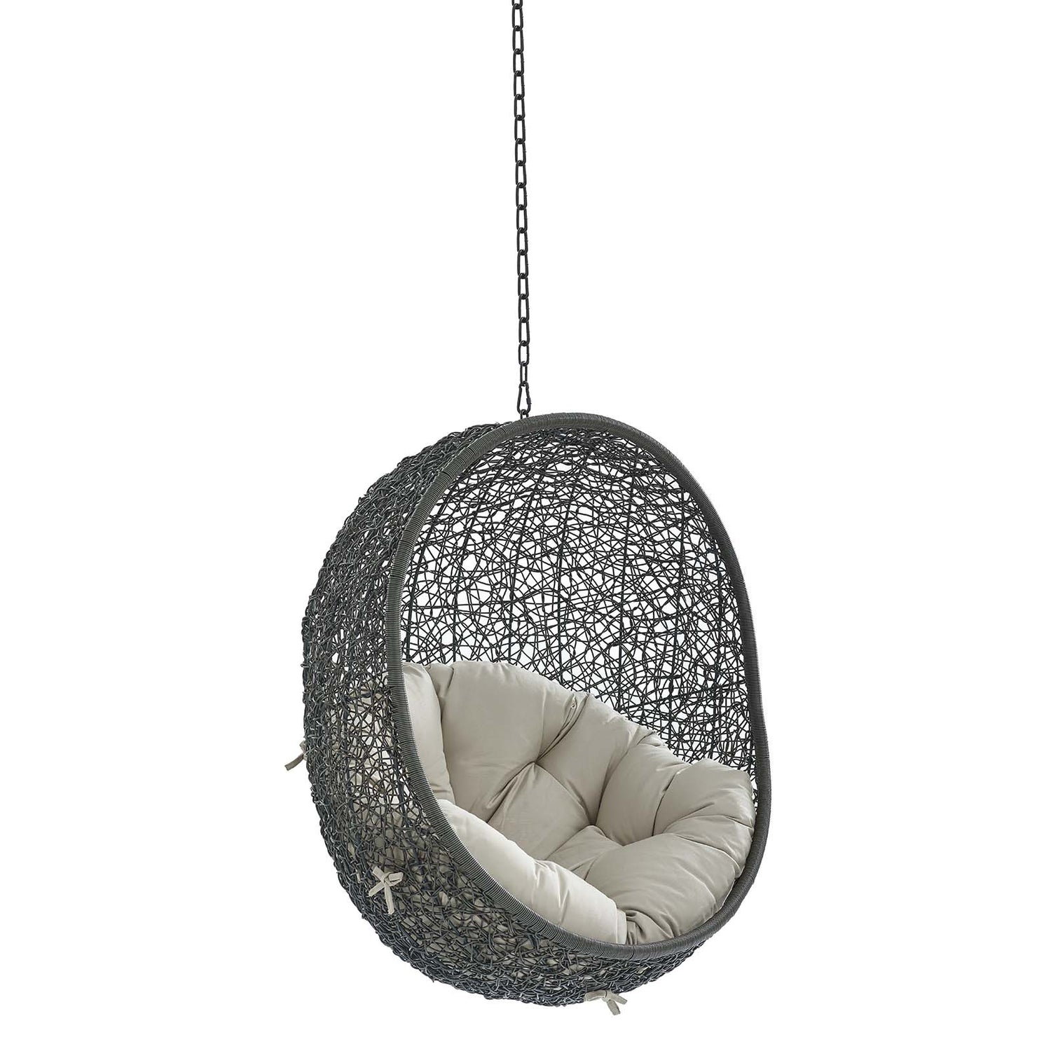 Hide Sunbrella Fabric Swing Outdoor Patio Lounge Chair Without Stand