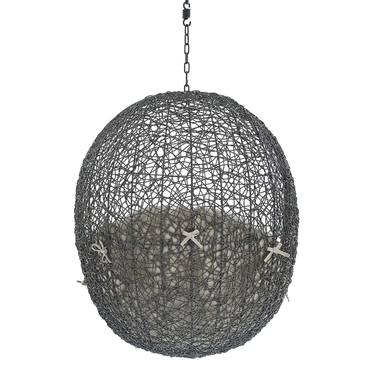 Hide Sunbrella Fabric Swing Outdoor Patio Lounge Chair Without Stand