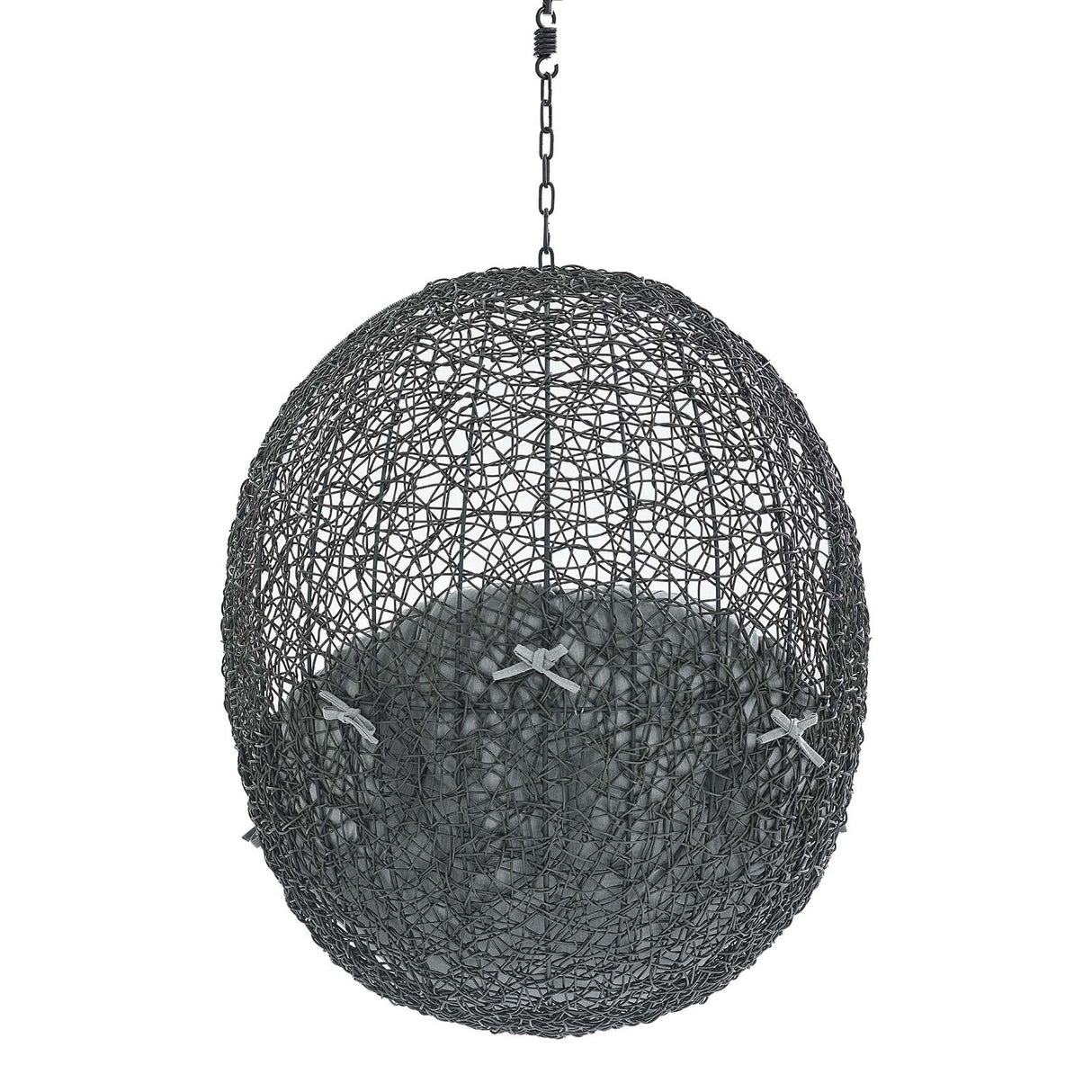 Hide Sunbrella Fabric Swing Outdoor Patio Lounge Chair Without Stand