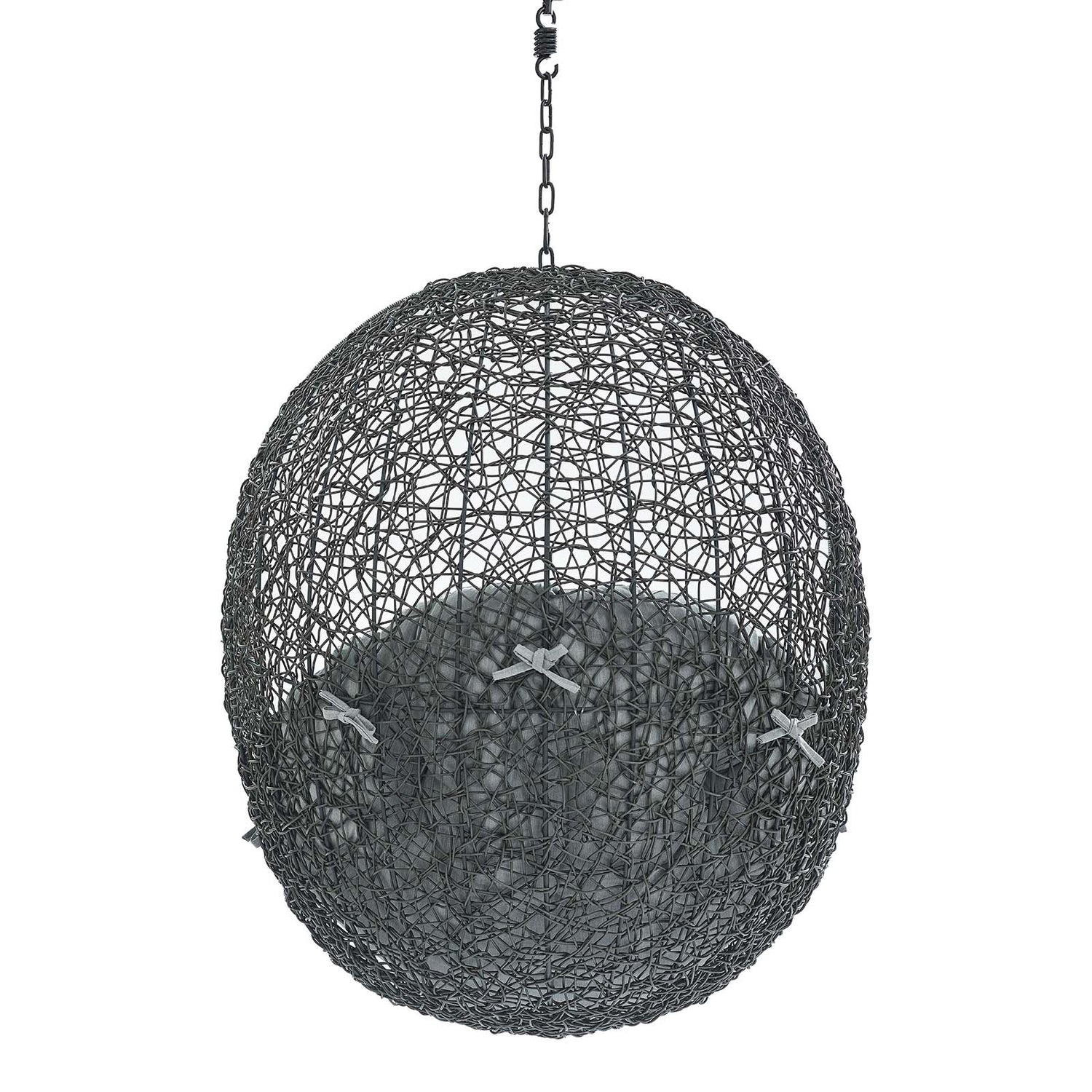 Hide Sunbrella Fabric Swing Outdoor Patio Lounge Chair Without Stand