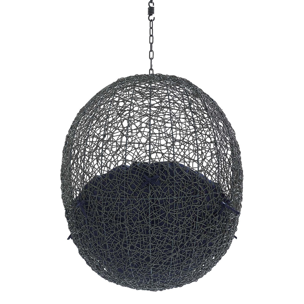 Hide Sunbrella Fabric Swing Outdoor Patio Lounge Chair Without Stand