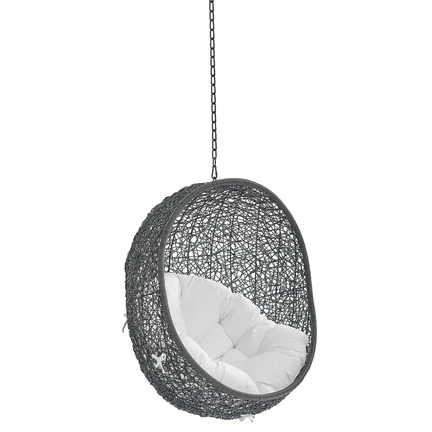 Hide Sunbrella Fabric Swing Outdoor Patio Lounge Chair Without Stand