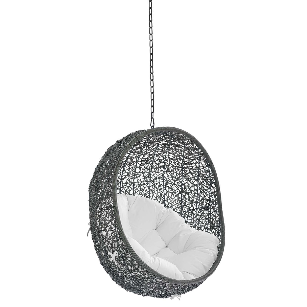 Hide Sunbrella Fabric Swing Outdoor Patio Lounge Chair Without Stand