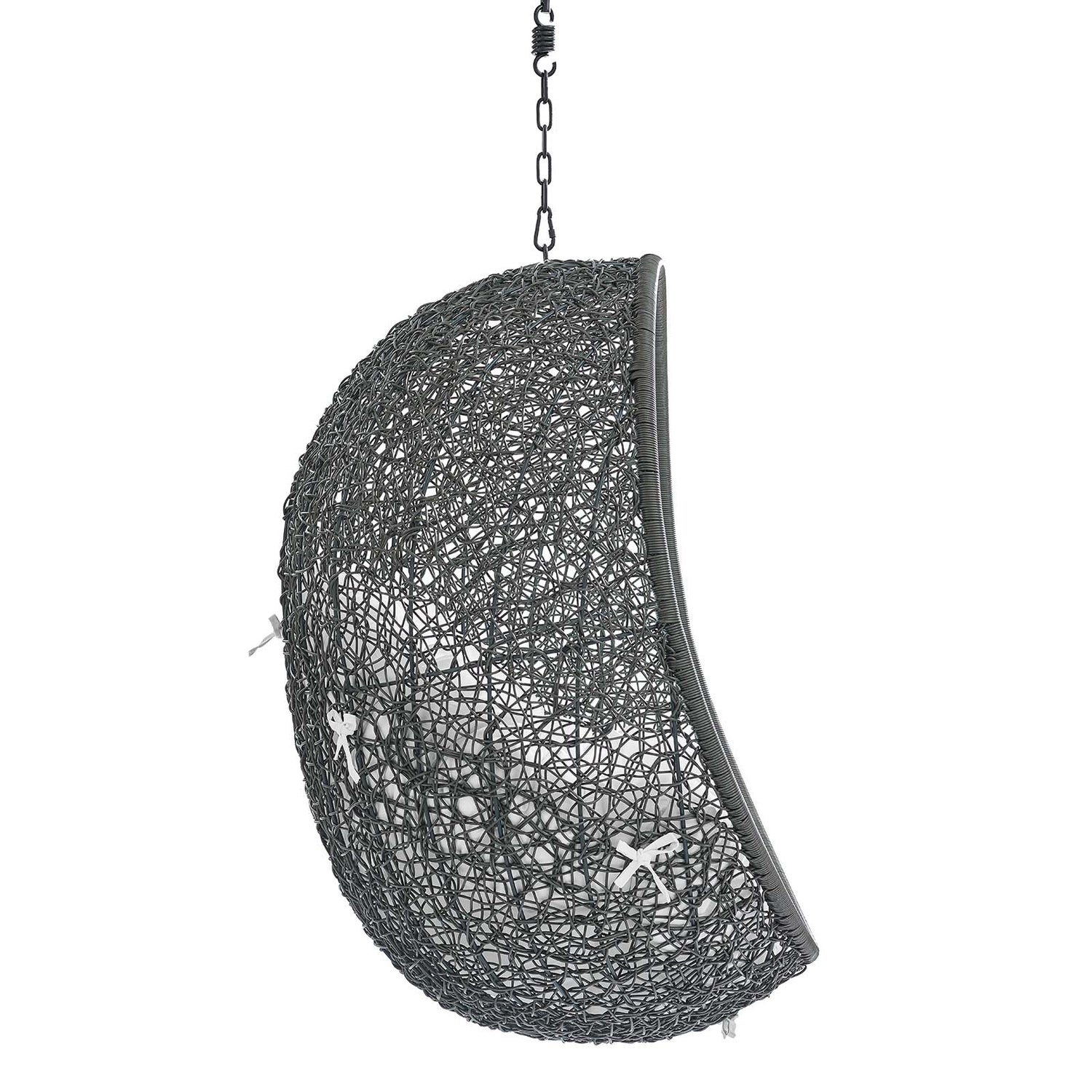 Hide Sunbrella Fabric Swing Outdoor Patio Lounge Chair Without Stand