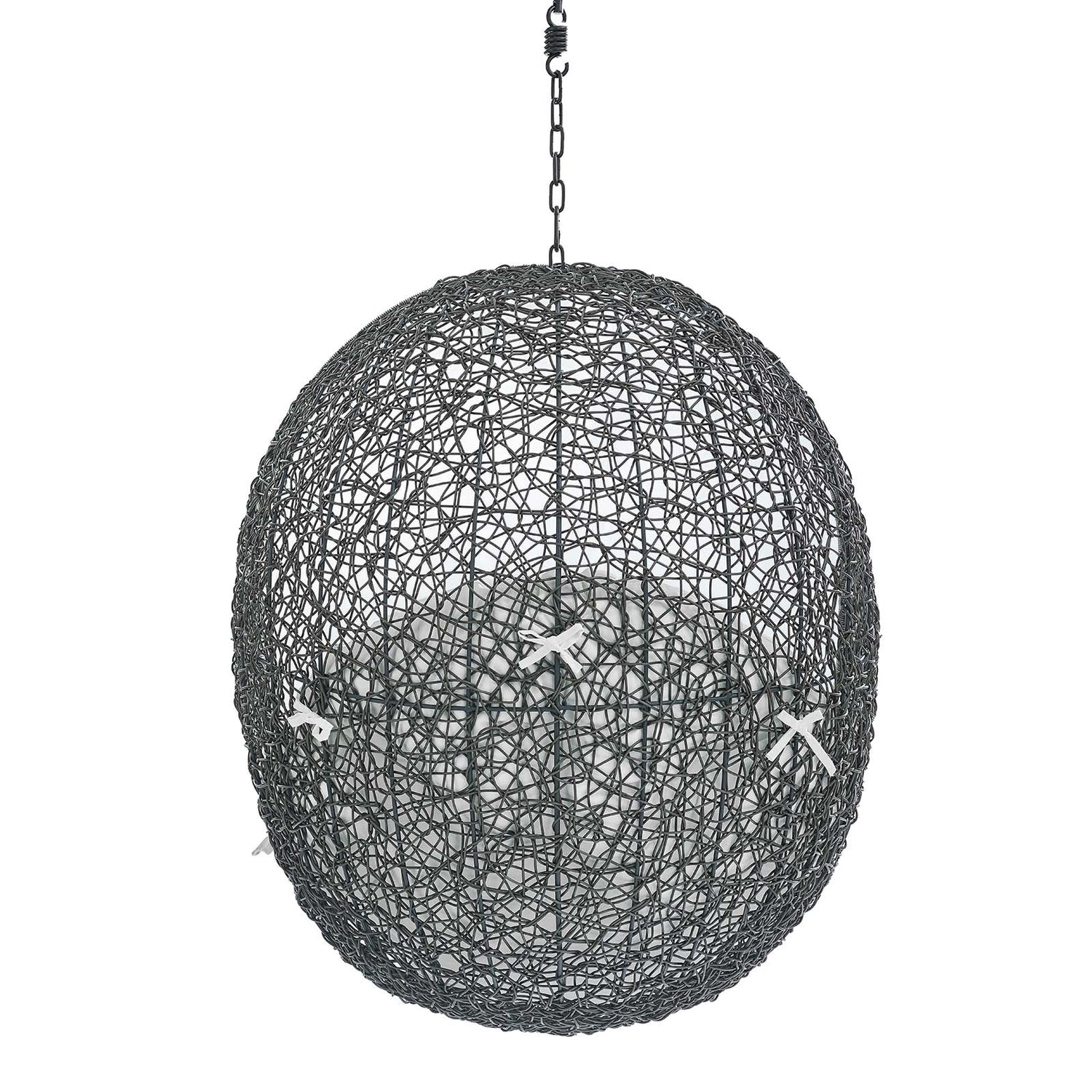 Hide Sunbrella Fabric Swing Outdoor Patio Lounge Chair Without Stand