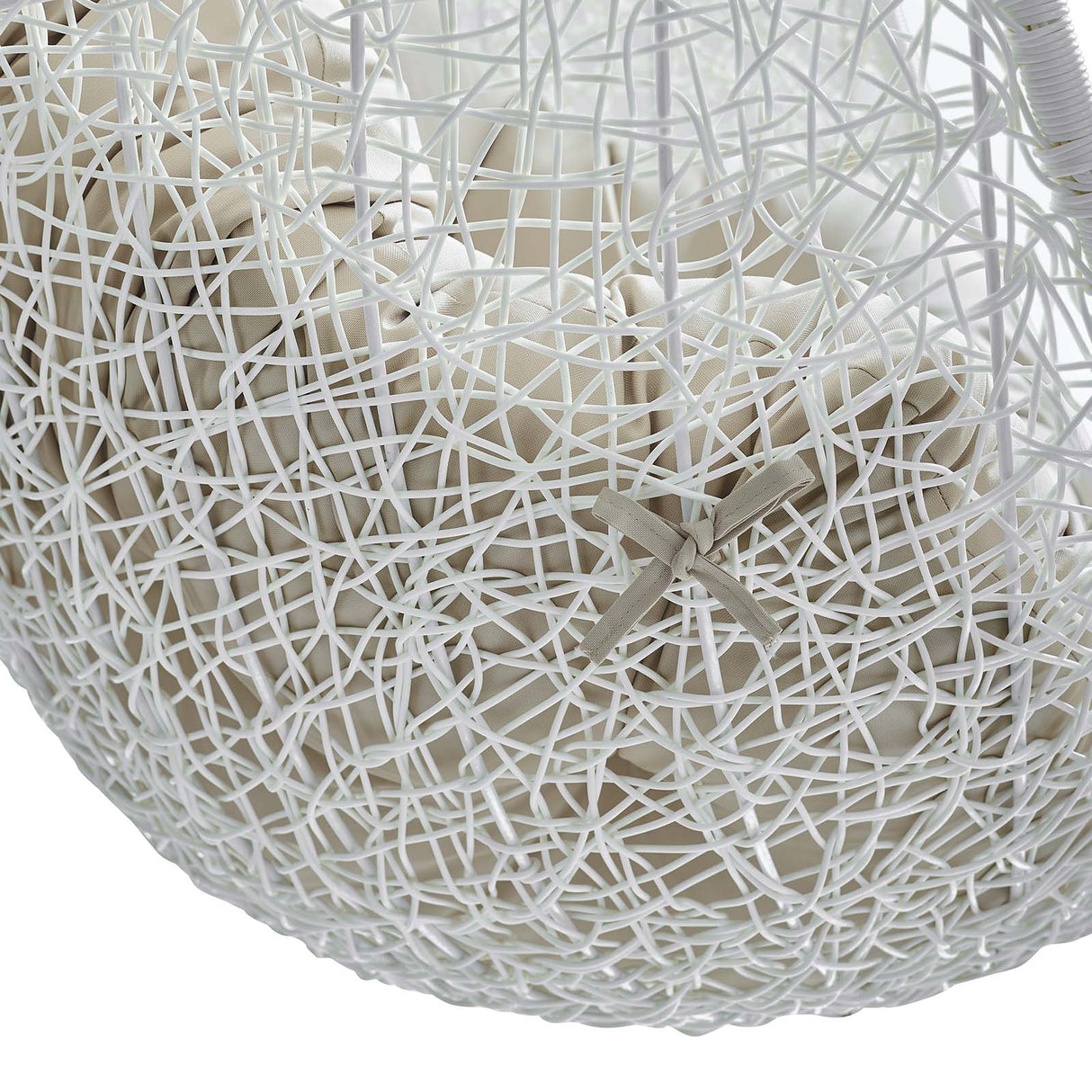 Hide Sunbrella Fabric Swing Outdoor Patio Lounge Chair Without Stand