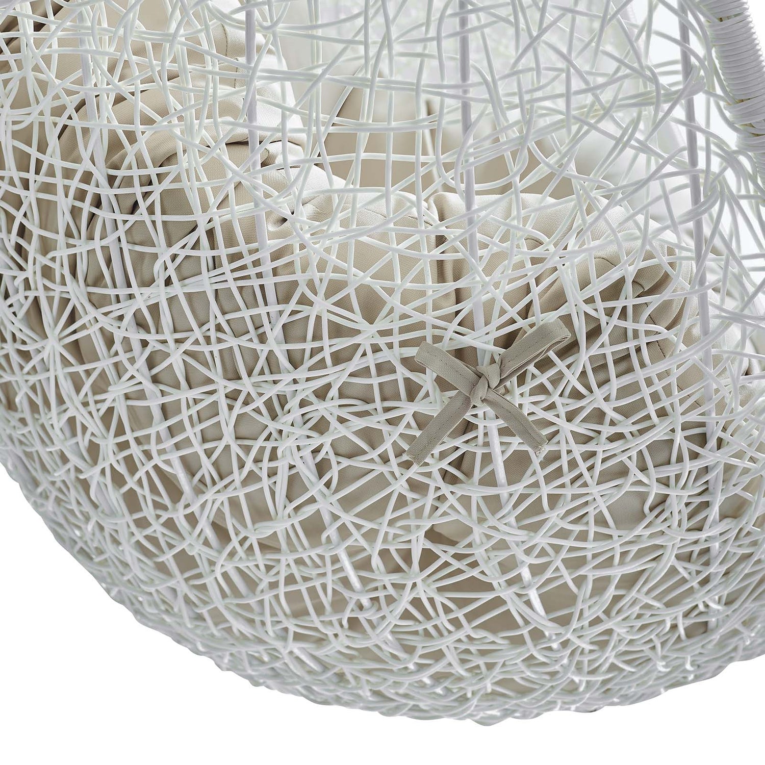 Hide Sunbrella Fabric Swing Outdoor Patio Lounge Chair Without Stand