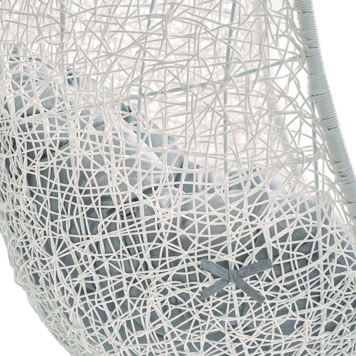 Hide Sunbrella Fabric Swing Outdoor Patio Lounge Chair Without Stand