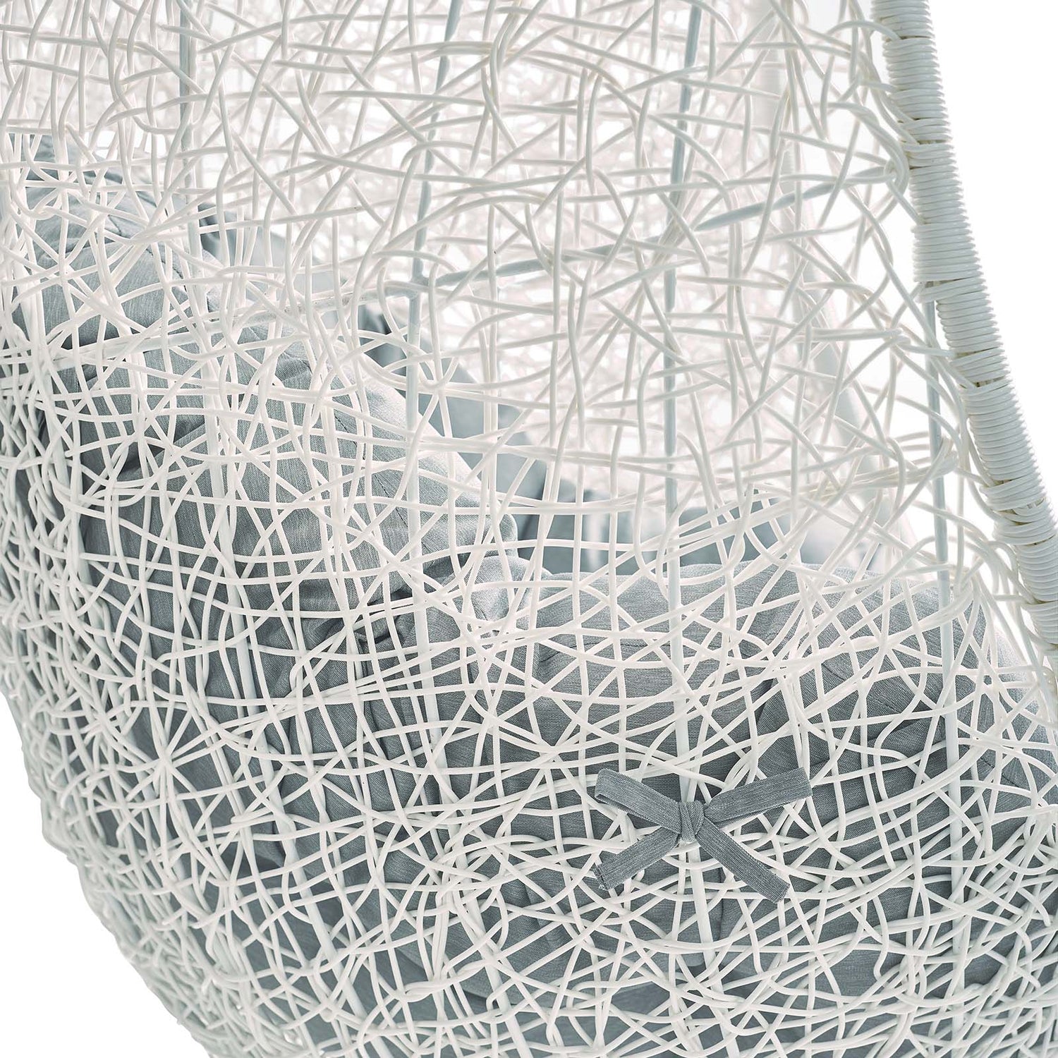 Hide Sunbrella Fabric Swing Outdoor Patio Lounge Chair Without Stand