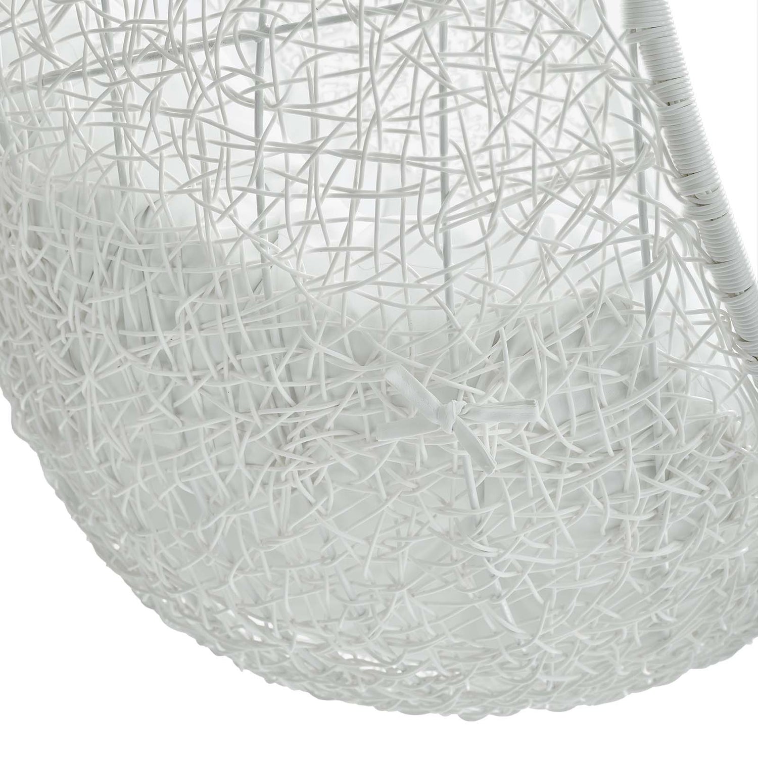 Hide Sunbrella Fabric Swing Outdoor Patio Lounge Chair Without Stand