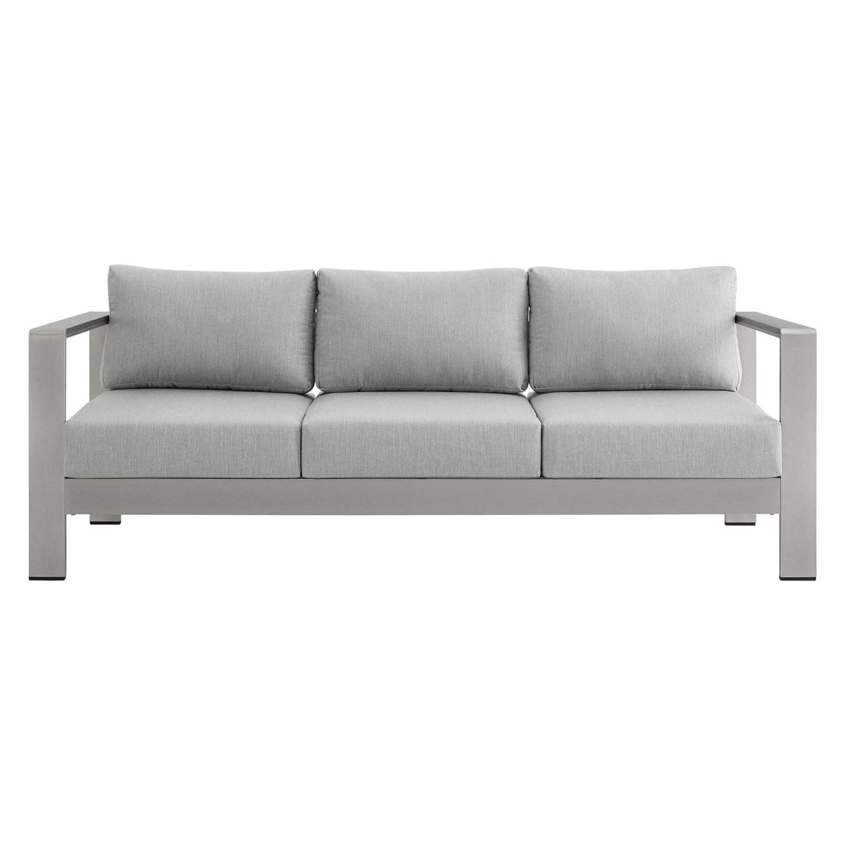 Shore Sunbrella Fabric Aluminum Outdoor Patio Sofa