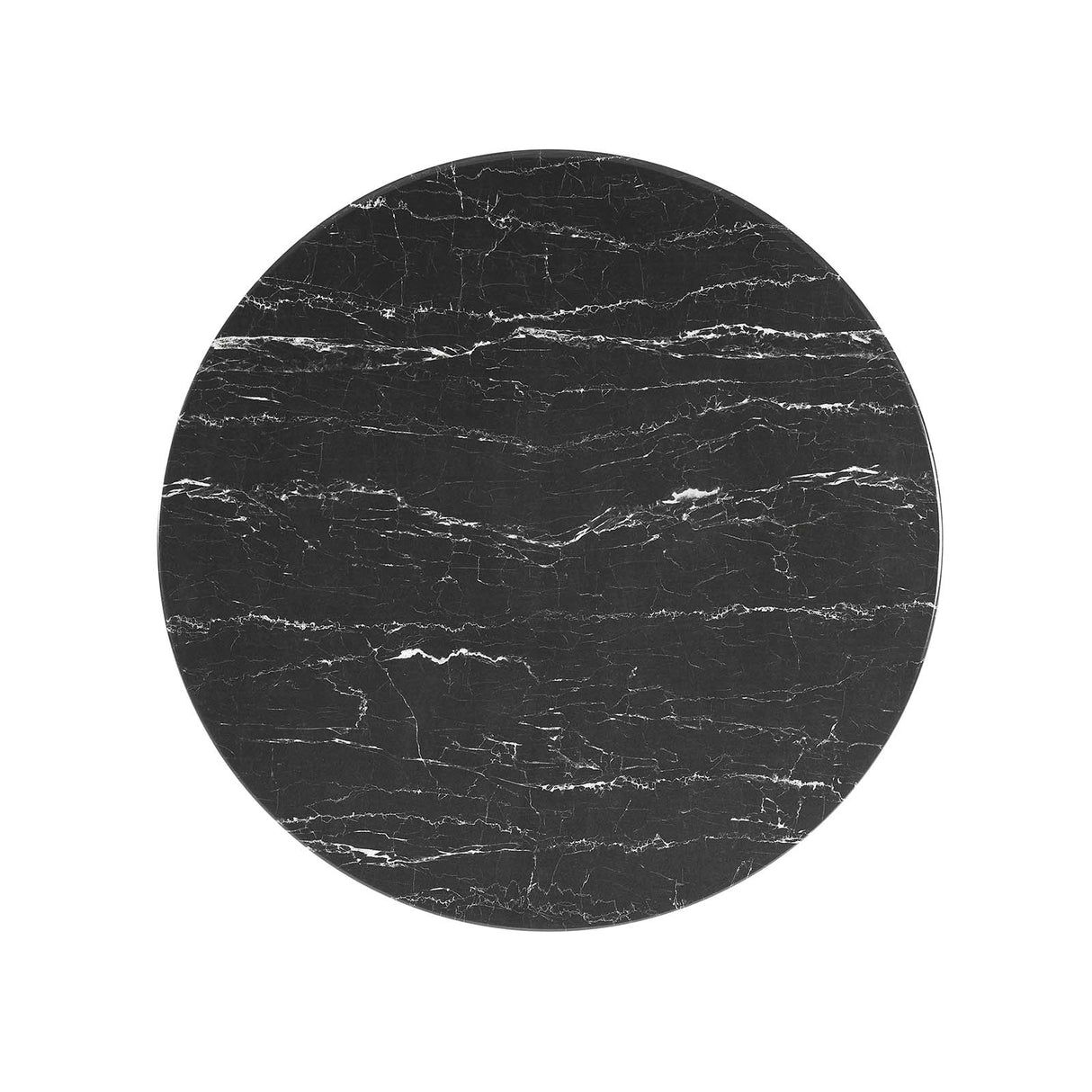 Lippa 36" Round Artificial Marble Coffee Table