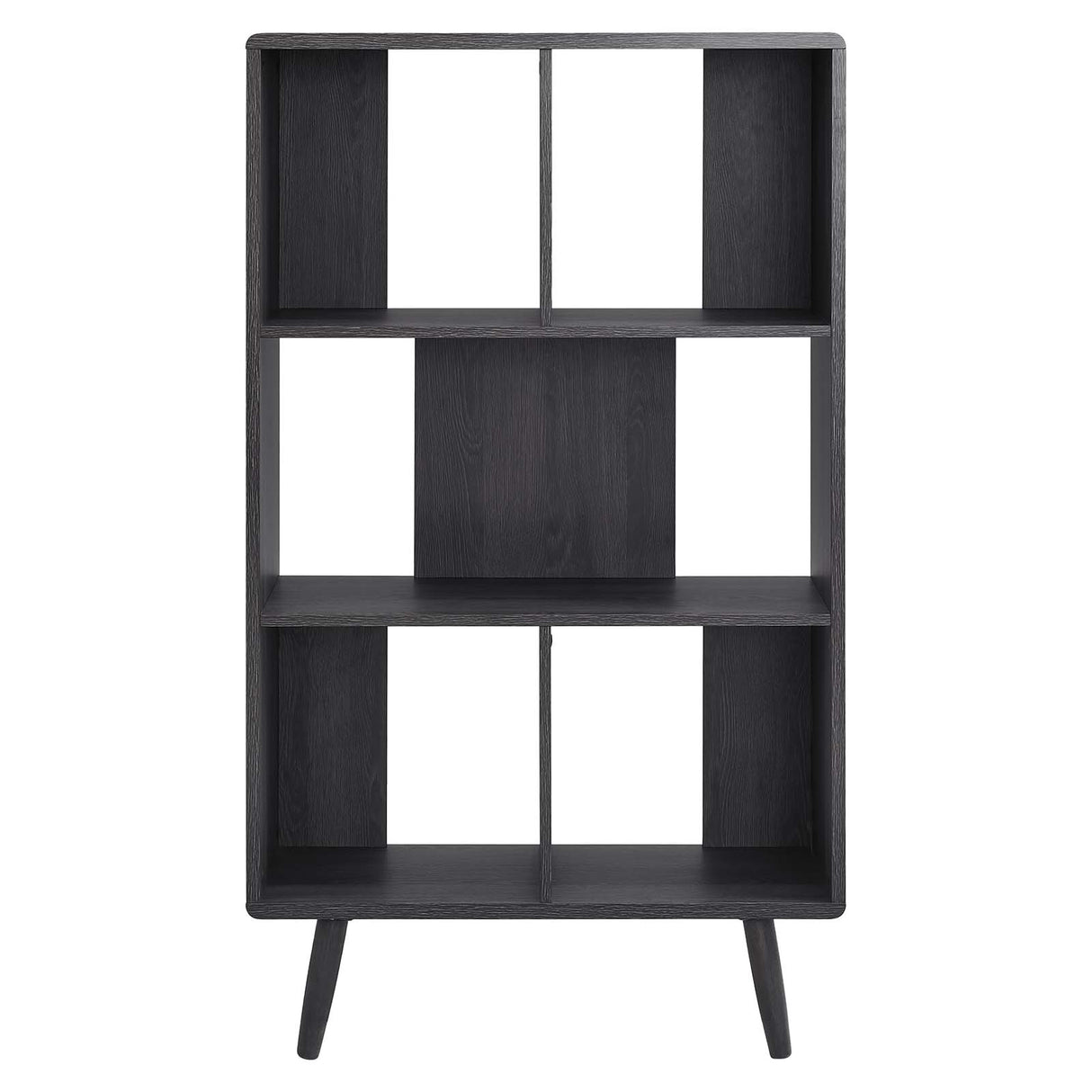 Transmit 5 Shelf Wood Grain Bookcase