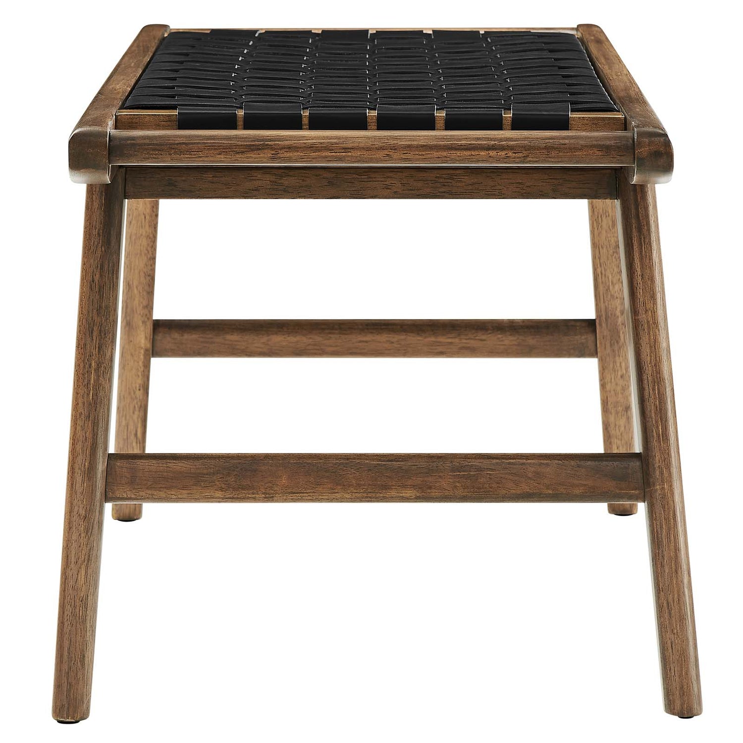 Saoirse 47" Faux Leather Wood Bench