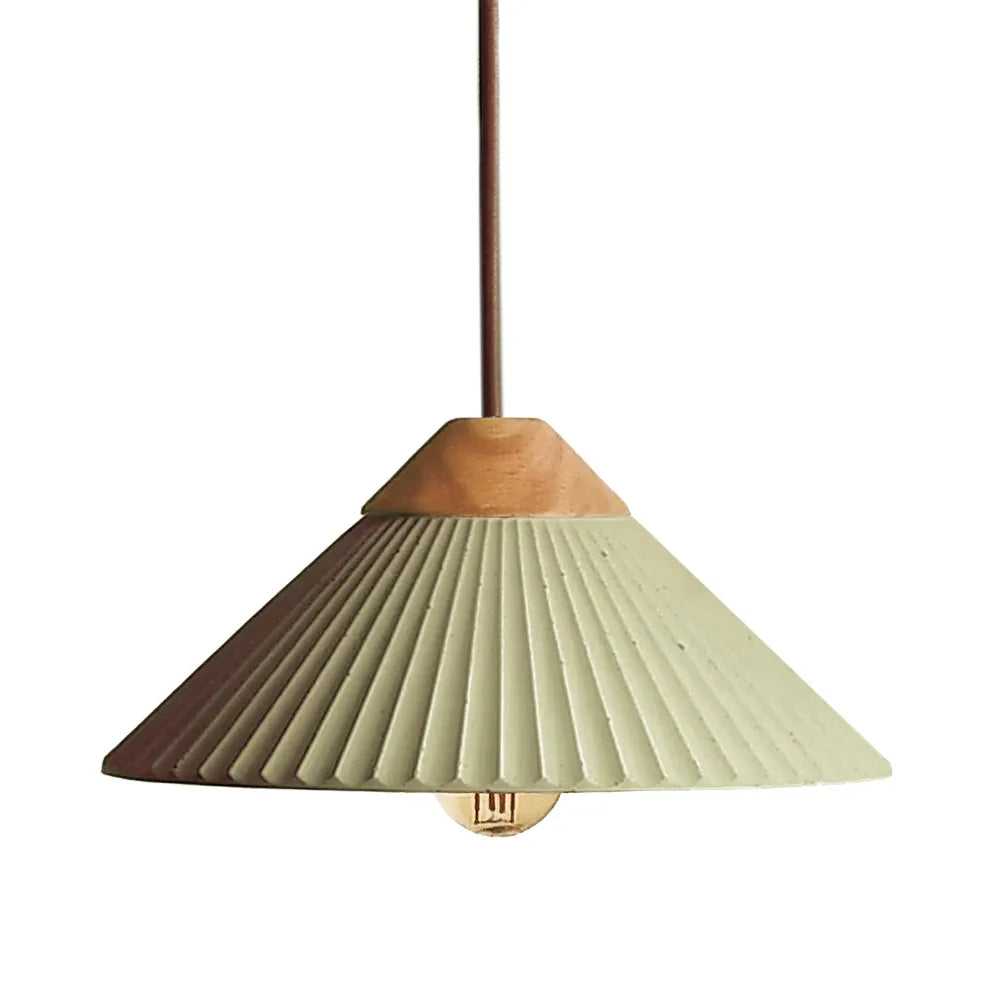 Summit Mountain Olive Green Pendant Light, Max 20W, E26 Base, Damp Rated